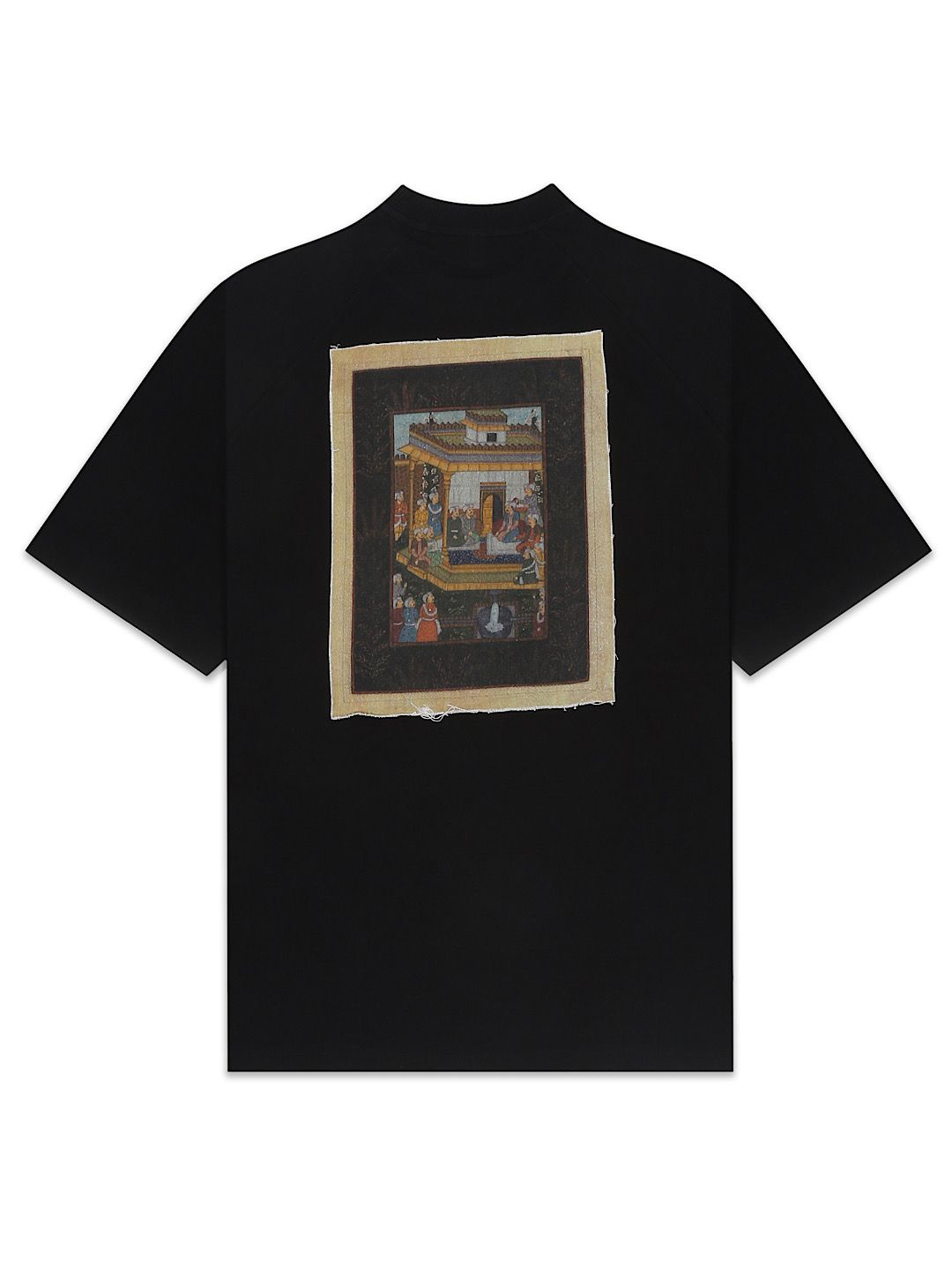 

ZERO TOLERANCE Unisex Typography Printed Round Neck Cotton T-shirt, Black