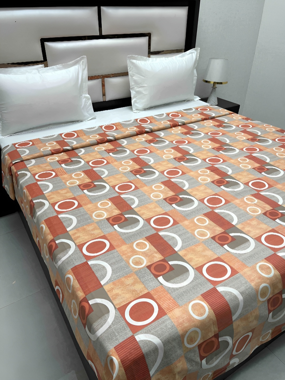 

Pure Decor Cotton Double Bed King Size Winter Duvet Cover for Comforter Quilt & Rajai, Brown