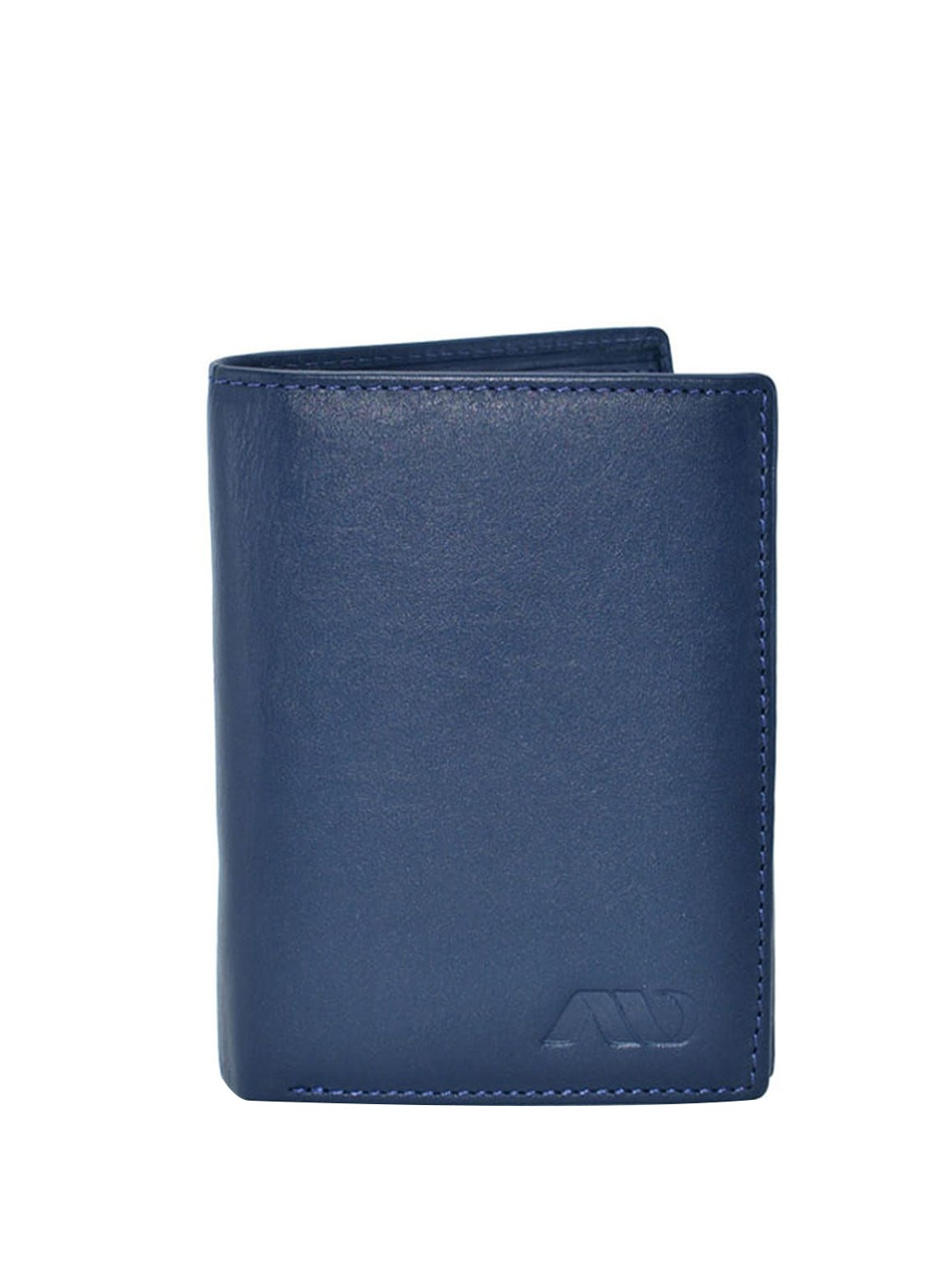 

ANNODYNE Men Leather Two Fold Wallet, Blue