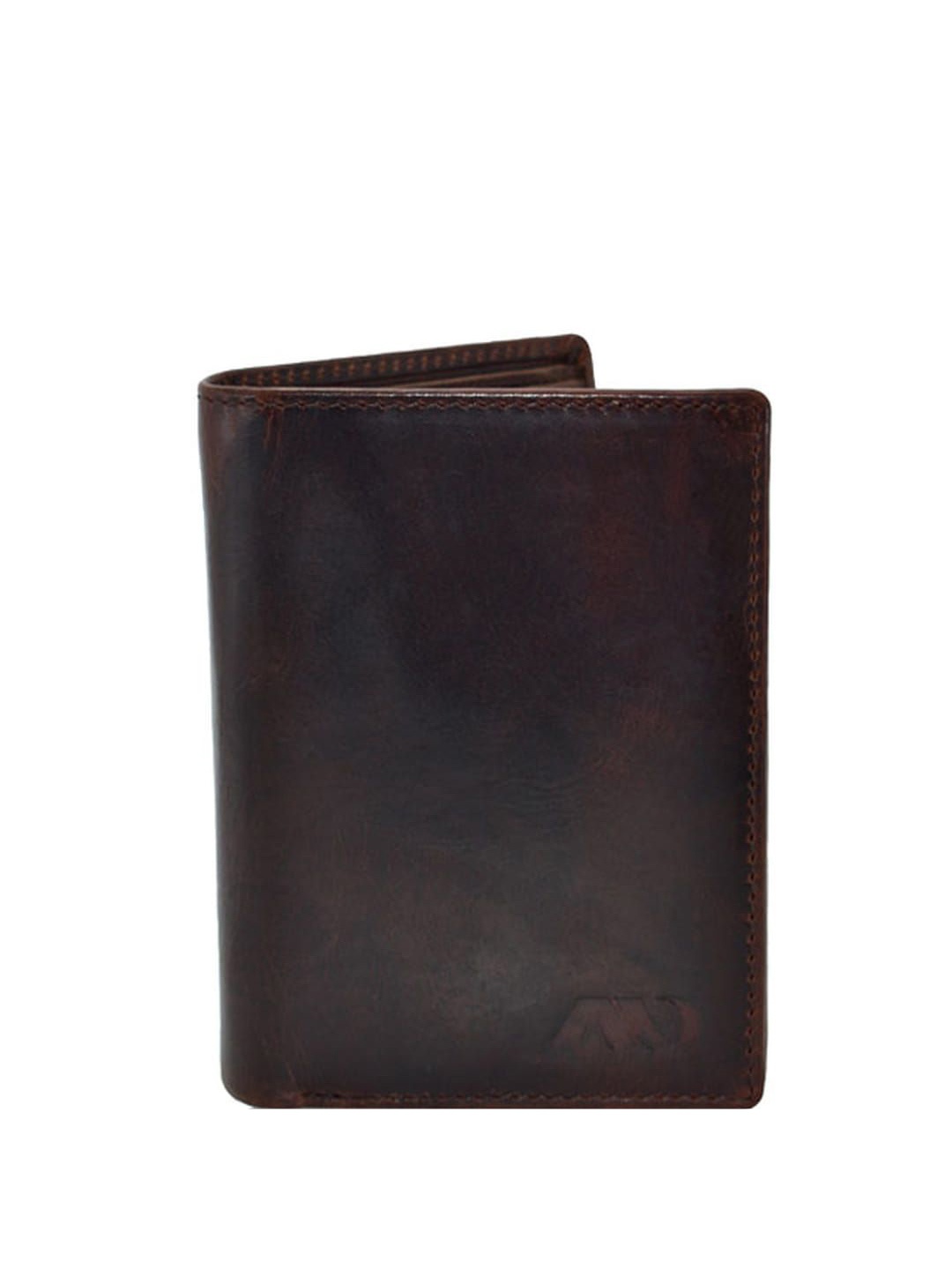 

ANNODYNE Men Leather Two Fold Wallet, Brown