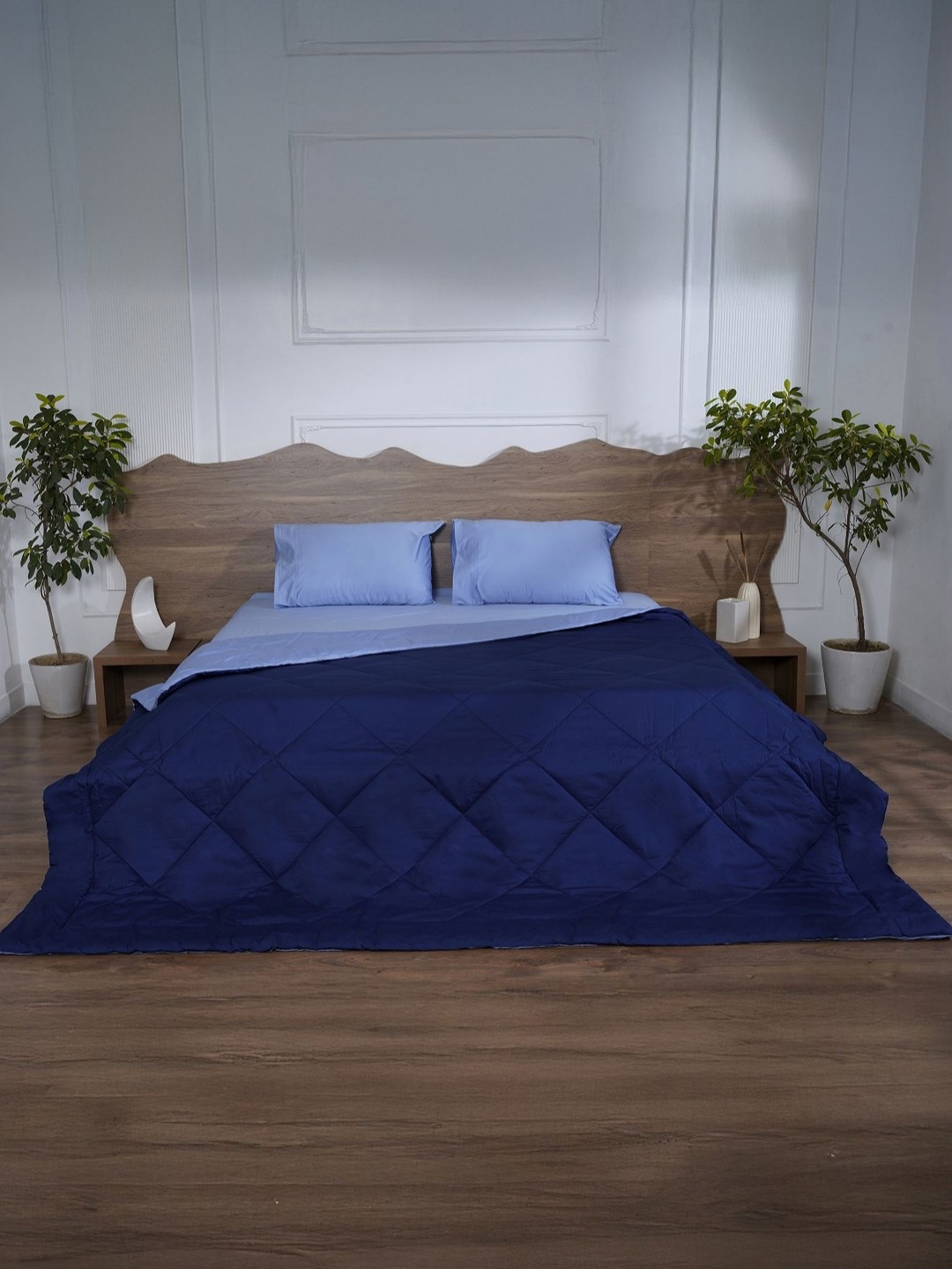 

BELIHODE Brown 150 GSM AC Room Cotton Double Bed Comforter