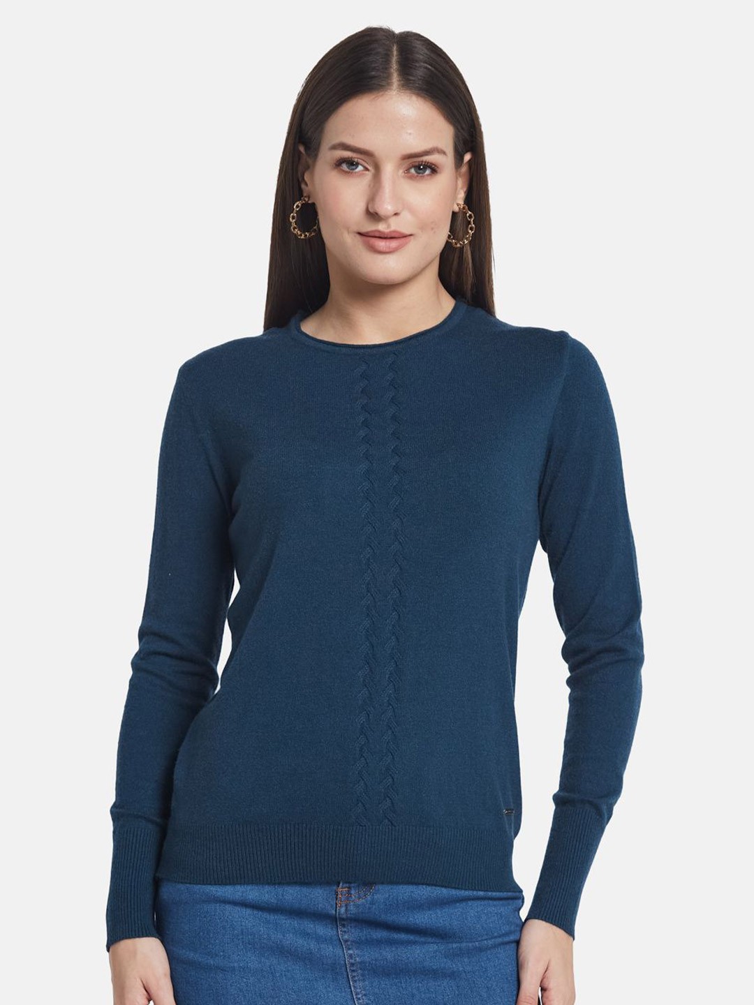 

METTLE Women Pullover, Green