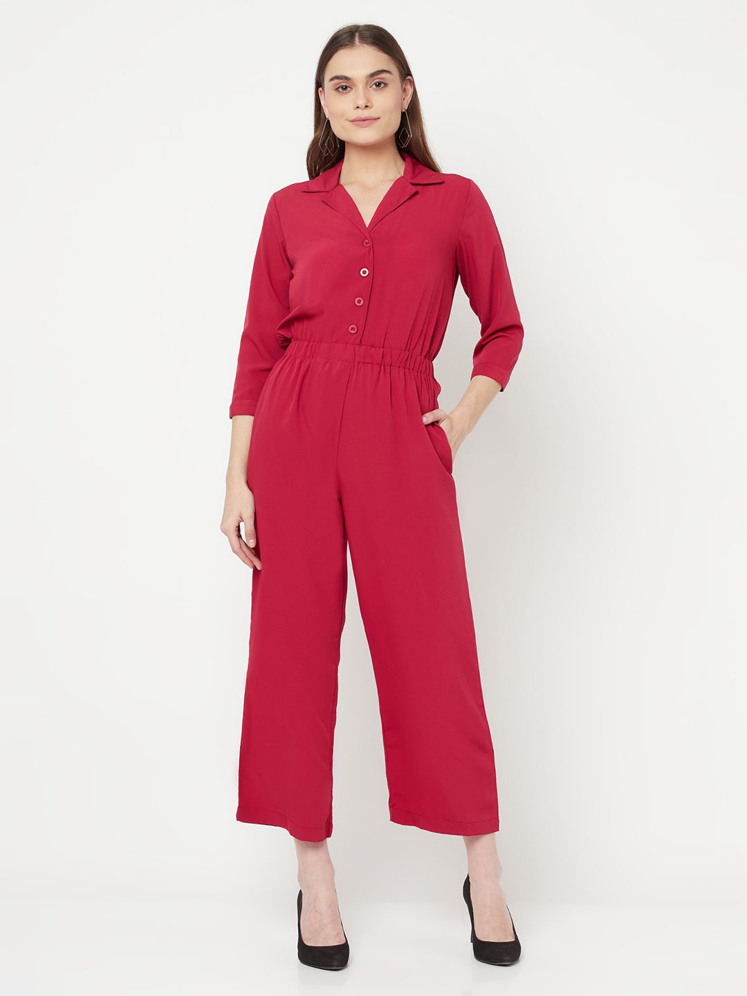 

RAASSIO Basic Jumpsuit, Red