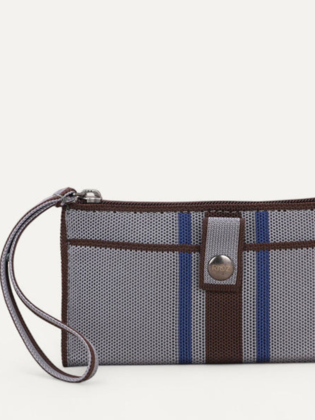 

Rioz Women Textured Structured Handheld Bag, Grey