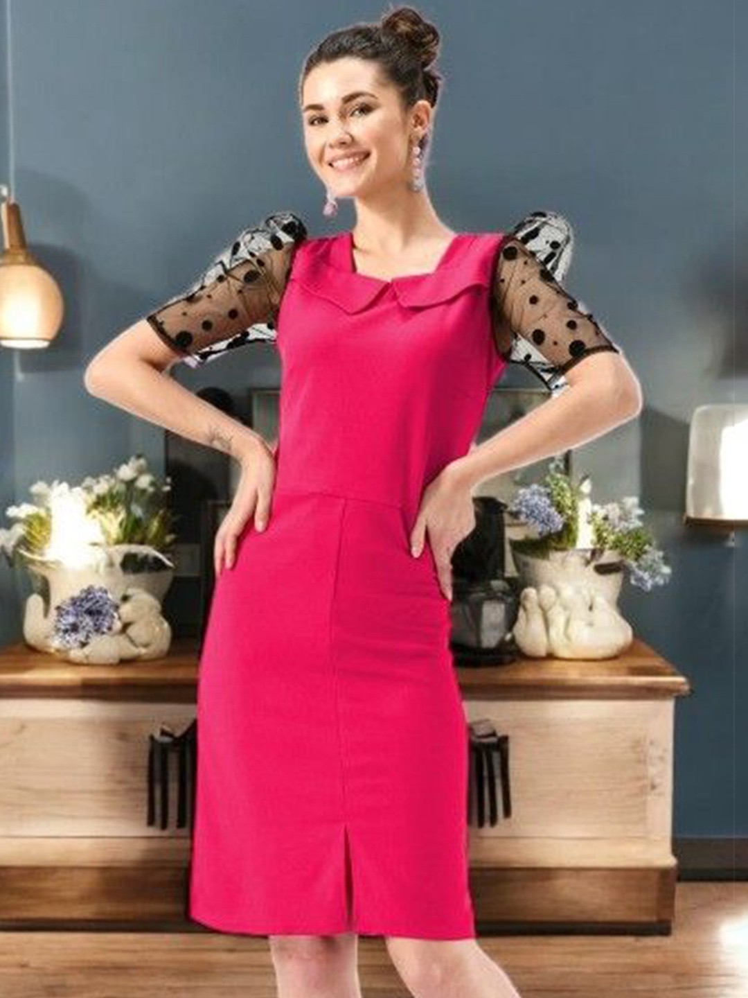 

Arbiter Collection Bodycon Dress, Magenta