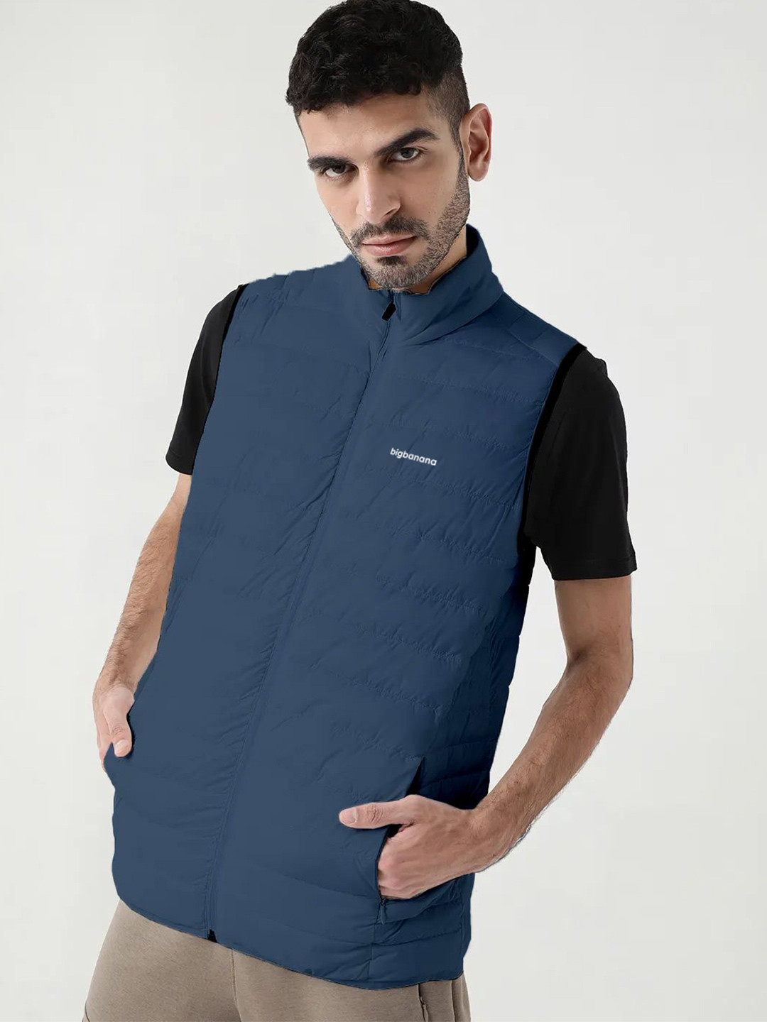 

bigbanana Men Lightweight Bomber Jacket, Teal