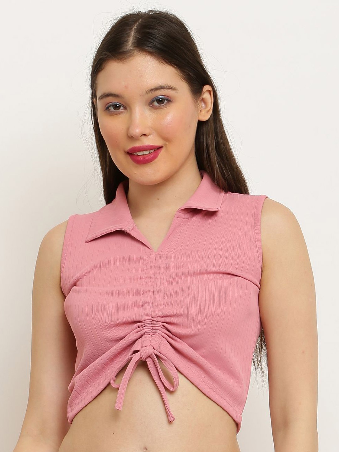 

RiseMax Crop Top, Pink