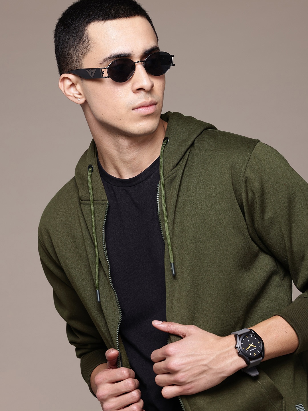 

The Roadster Lifestyle Co. Hooded Fleece Sweatshirt, Olive