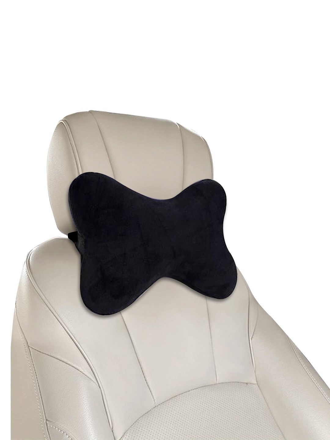 

BILLEBON Black Velvet Breathable Travel Pillow