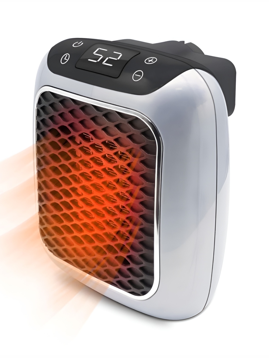 

Adbeni Black & Orange-Coloured Handy Electric Fan Heater