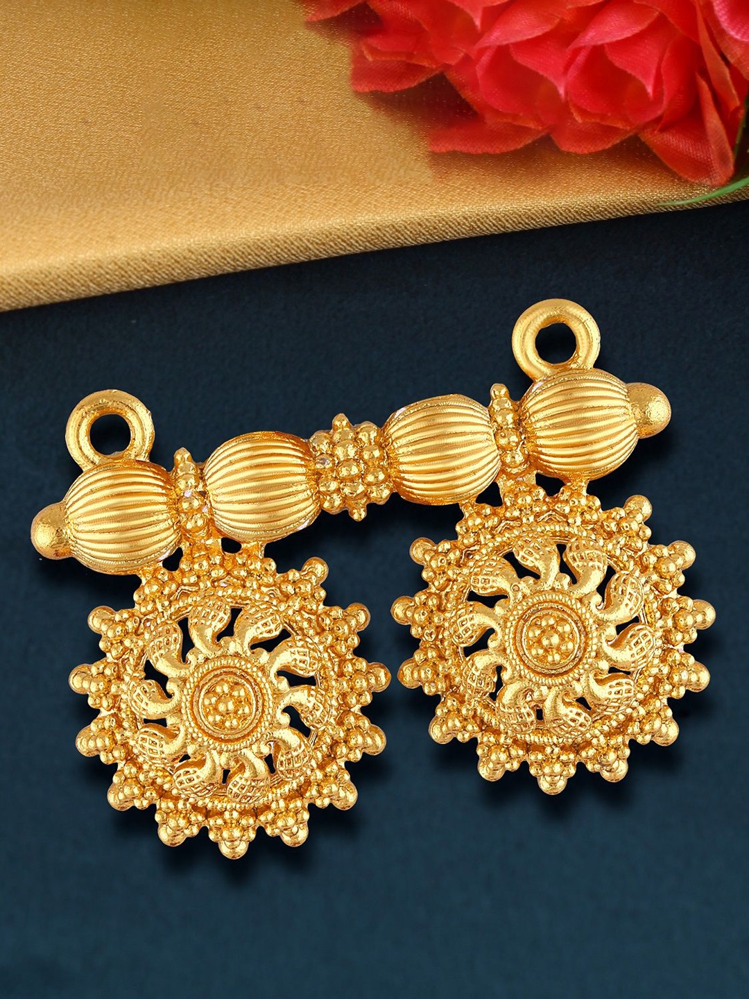 

Vighnaharta Gold-Plated Mangalsutra Pendant