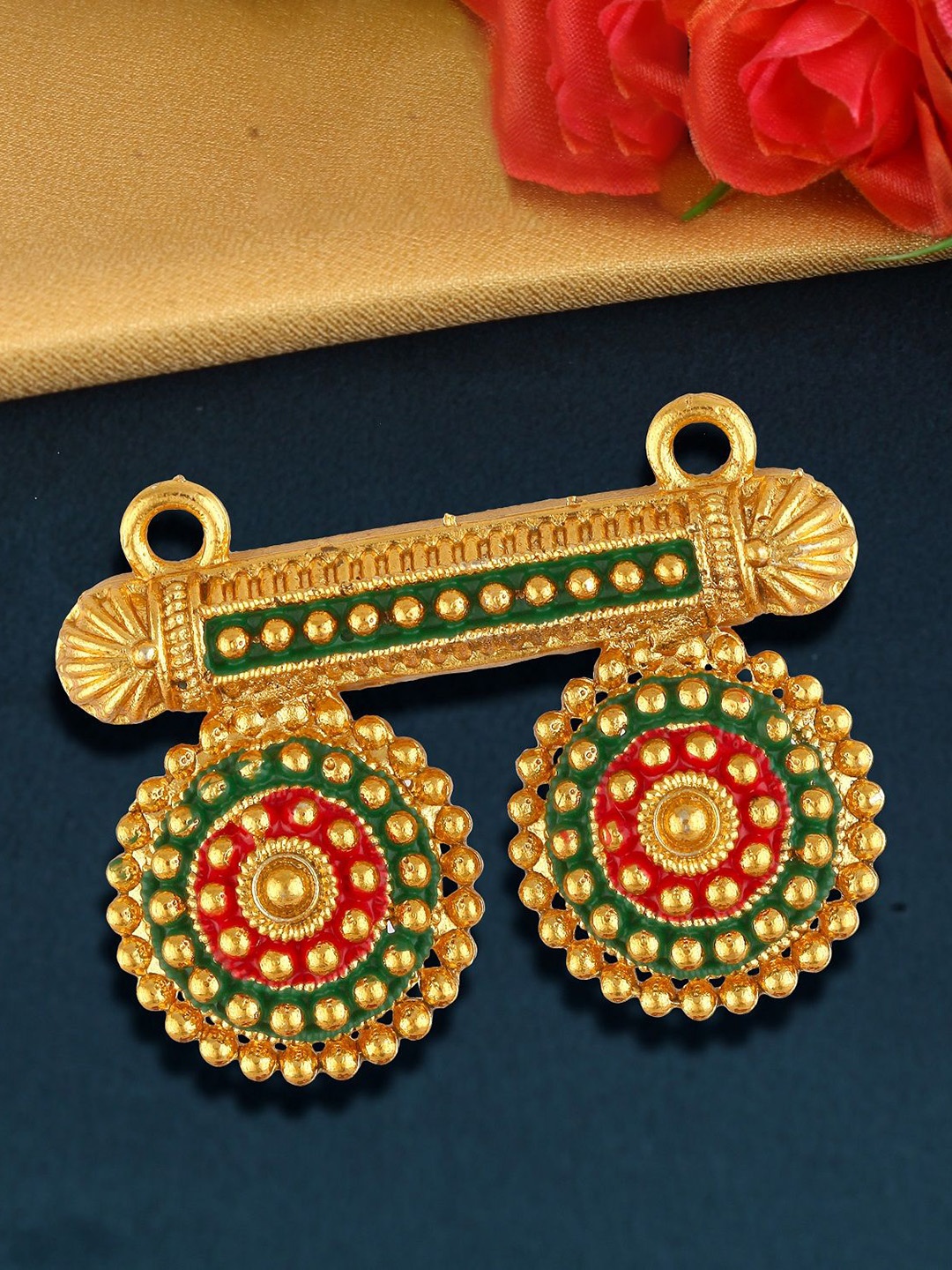 

Vighnaharta Gold-Plated Mangalsutra Pendant