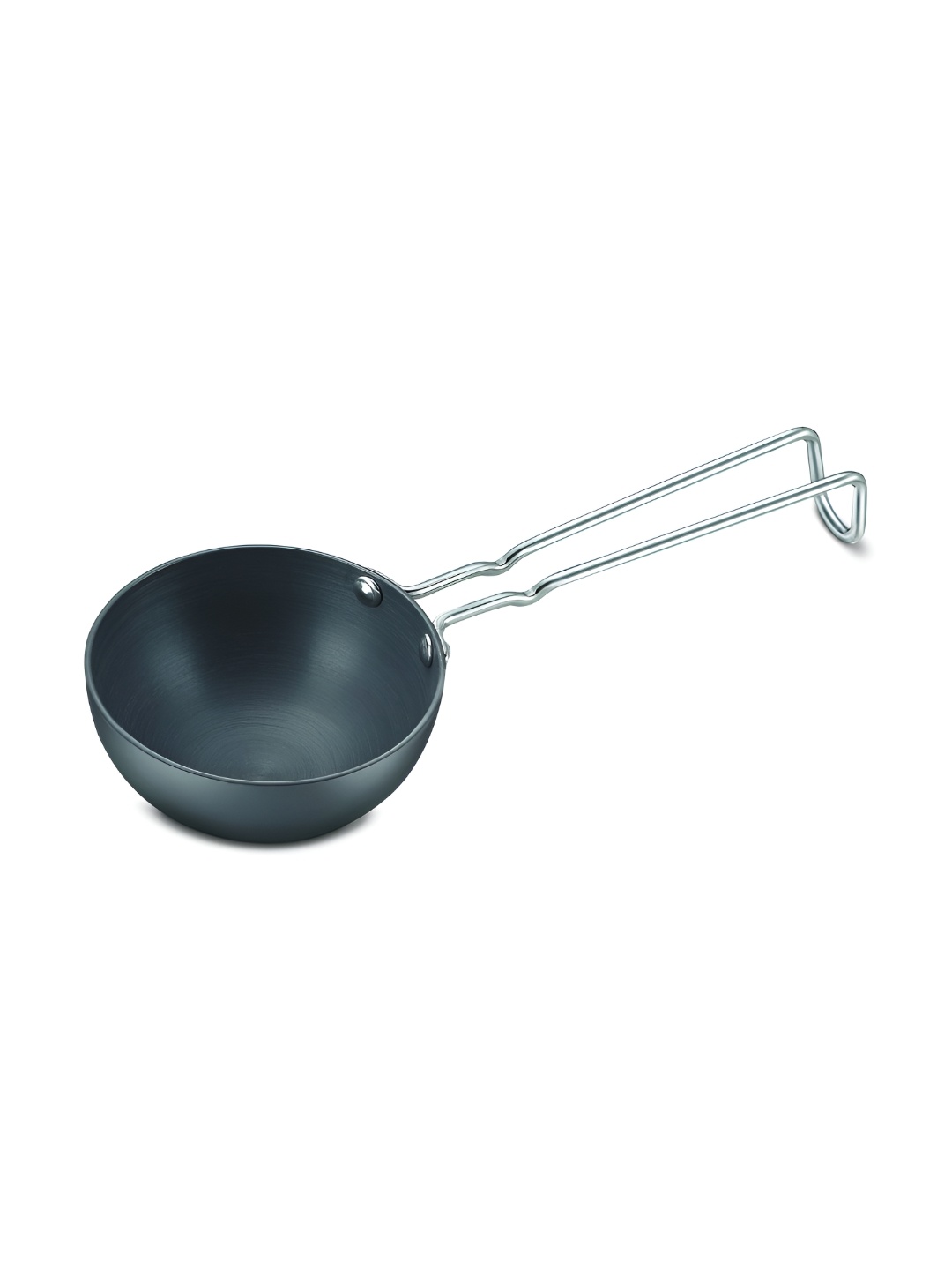 

JUDGE by Prestige Black Vista Hard Anodised Tadka Pan 250ml/10cm Durable handles