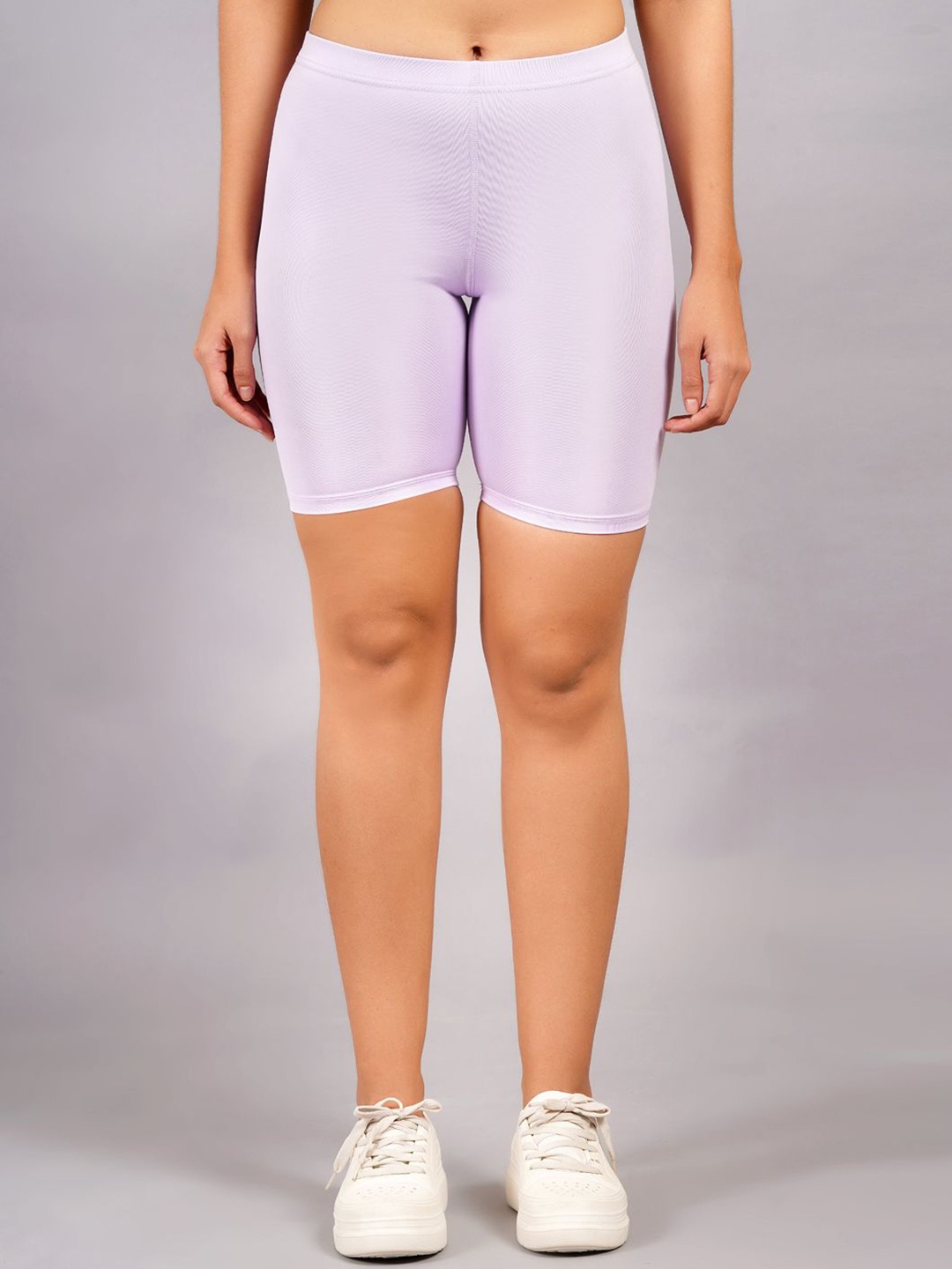 

NEVER LOSE Women High-Rise Training or Gym Sports Shorts, Lavender