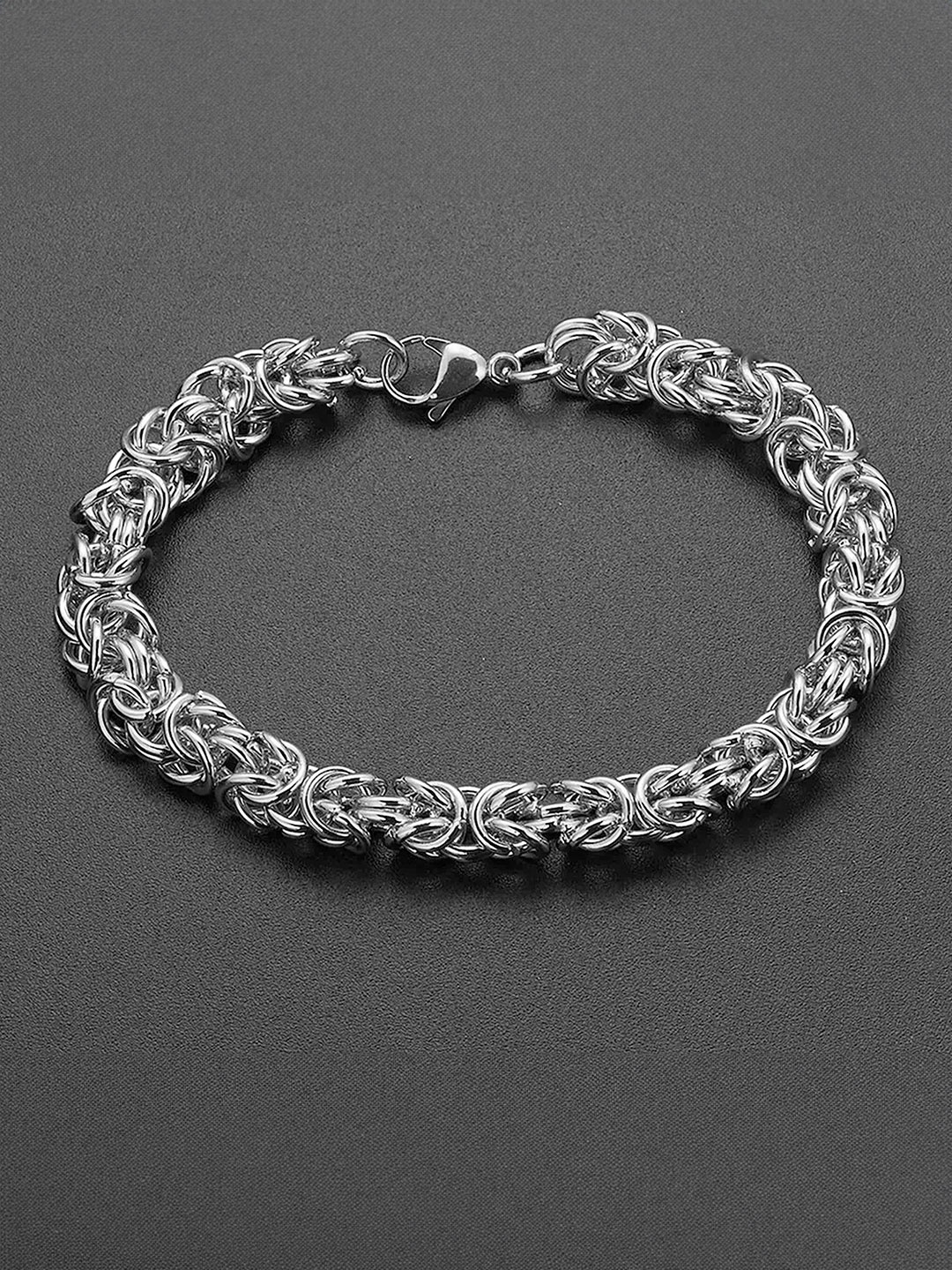 

Lila Stainless Steel Silver-Plated Link Bracelet