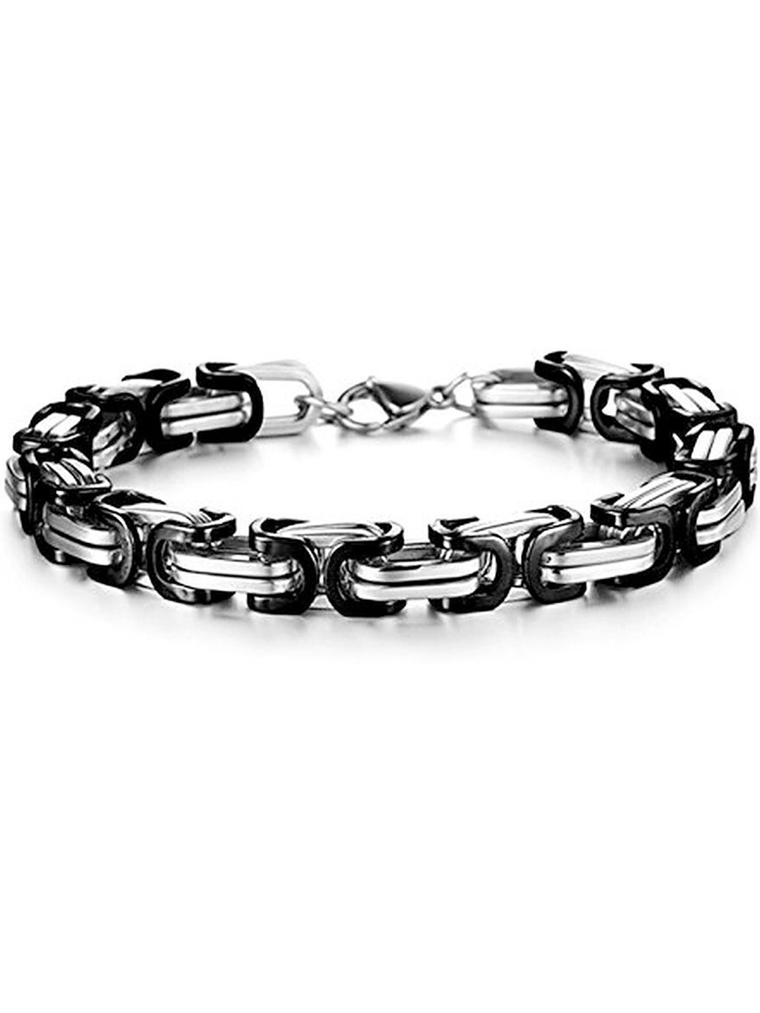 

Lila Unisex Stainless Steel Link Bracelet, Silver