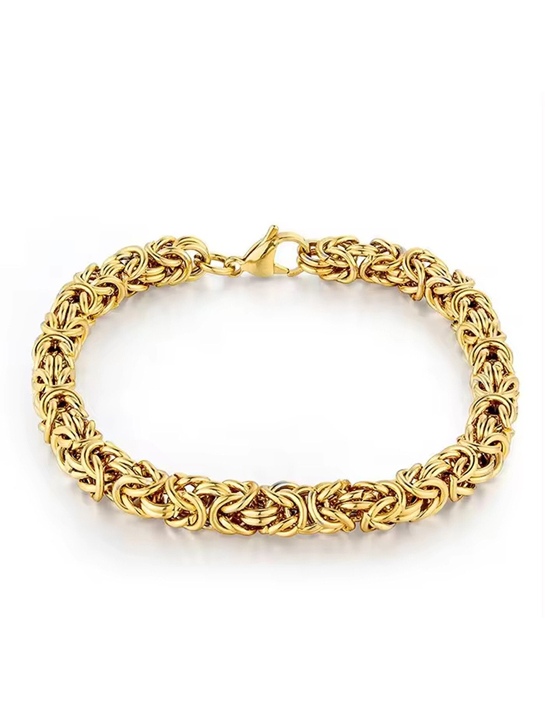 

Lila Unisex Stainless Steel Link Bracelet, Gold