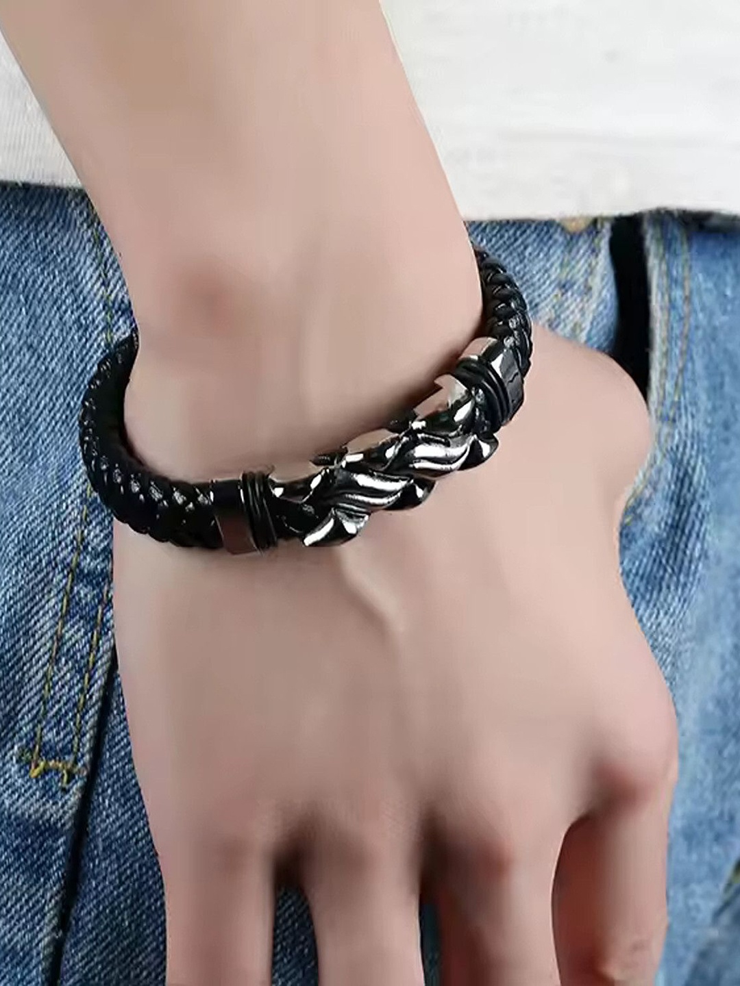 

Lila Set Of 2 Wraparound Bracelet, Silver