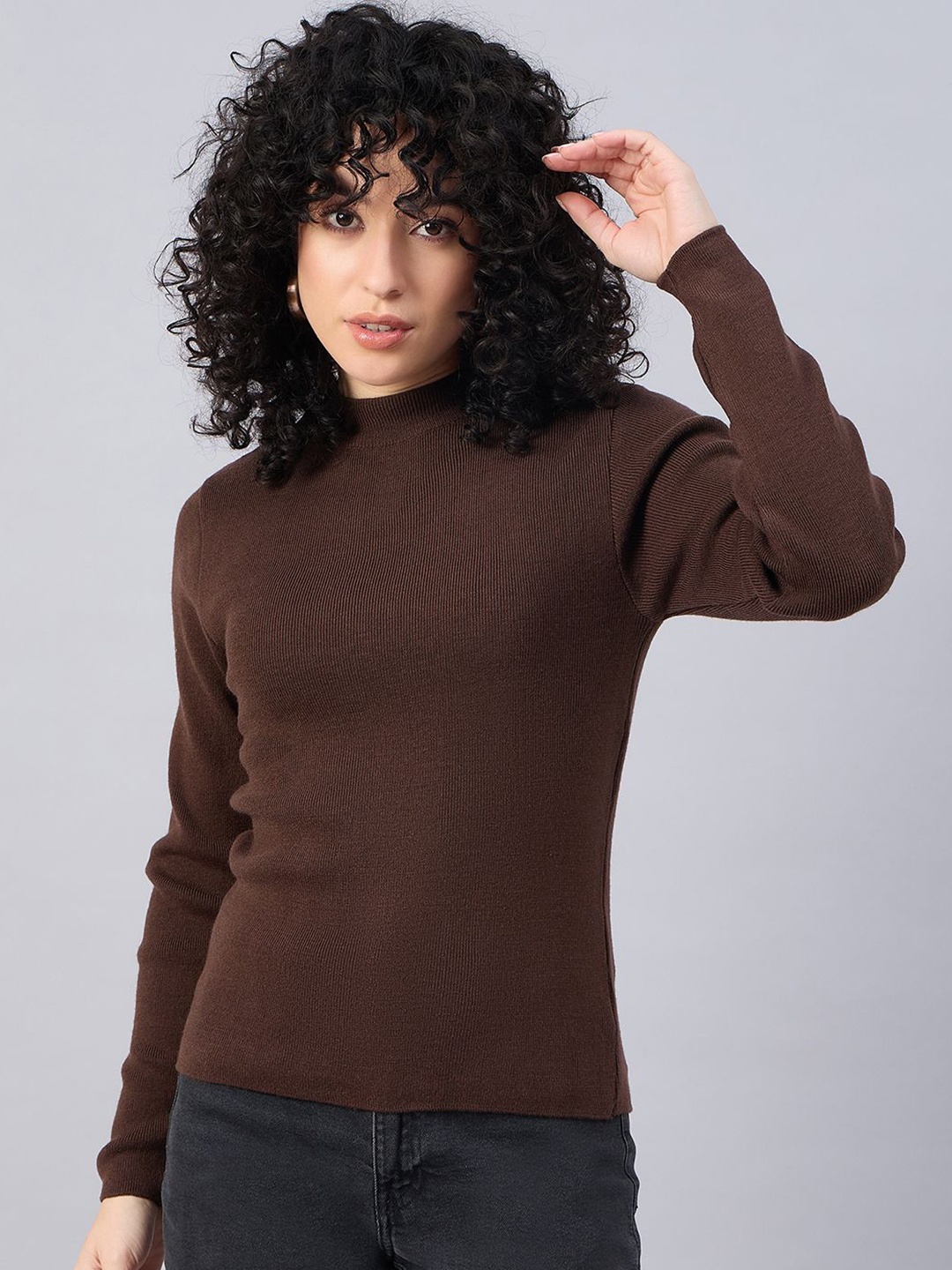 

RVK Women Pullover, Brown