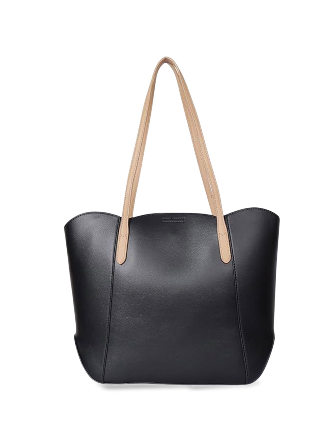

MAGNOLIA Women Solid Shopper Tote Bag, Black