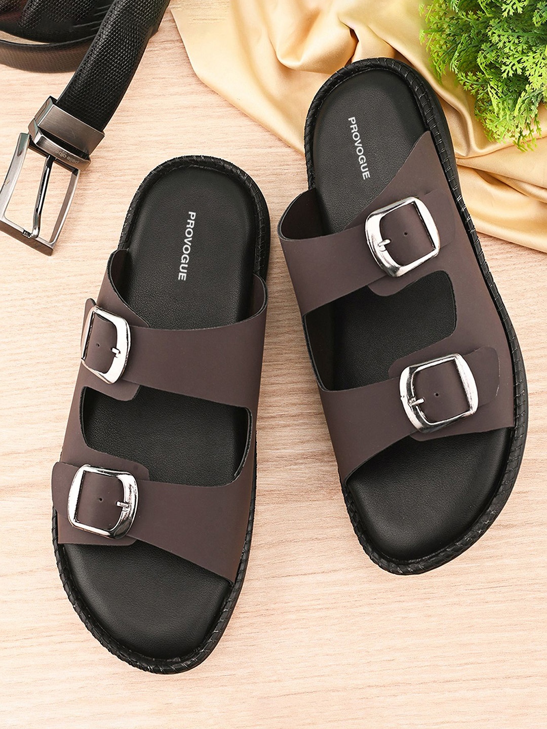 

Provogue Men Comfort Sandals, Brown