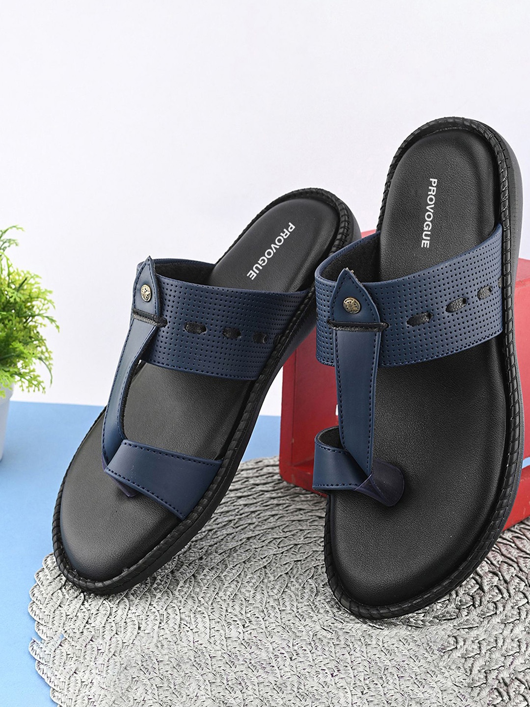 

Provogue Men Comfort Sandals, Blue