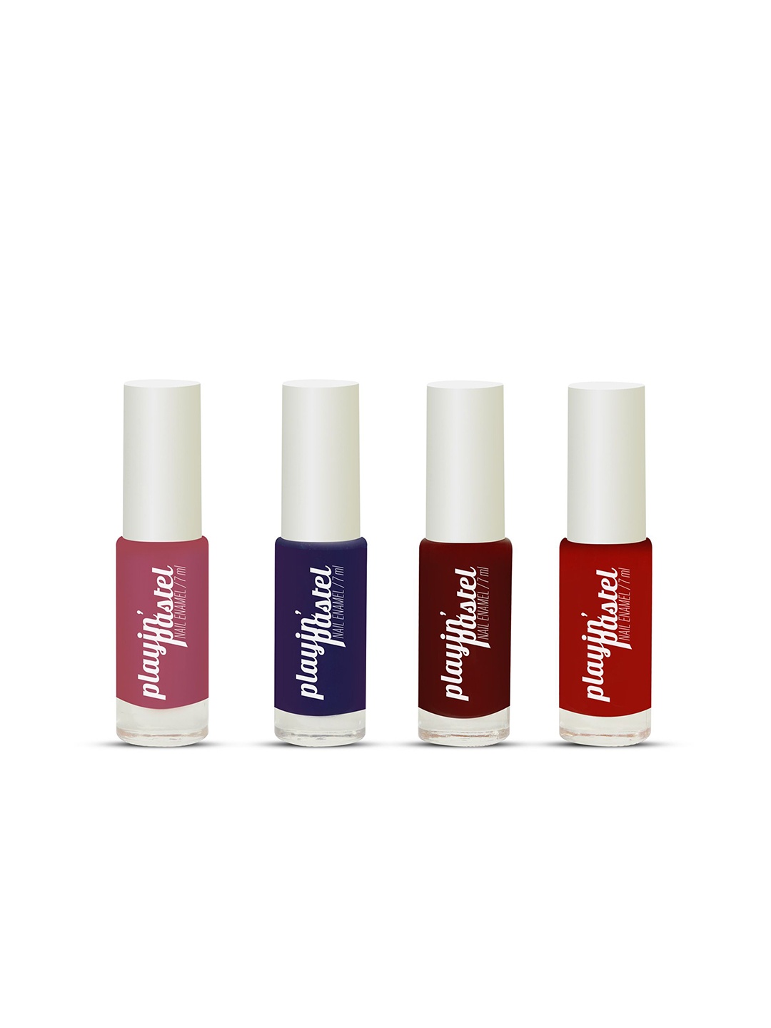 

Neyah Set Of 4 Playin Pastel Nail Polish - 7ml Each -Combo 101, Multi