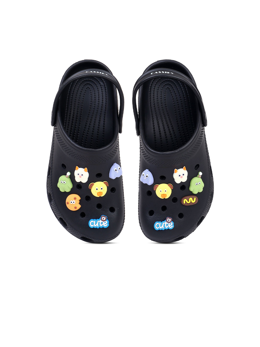 

CASSIEY Women Croslite Clogs, Black