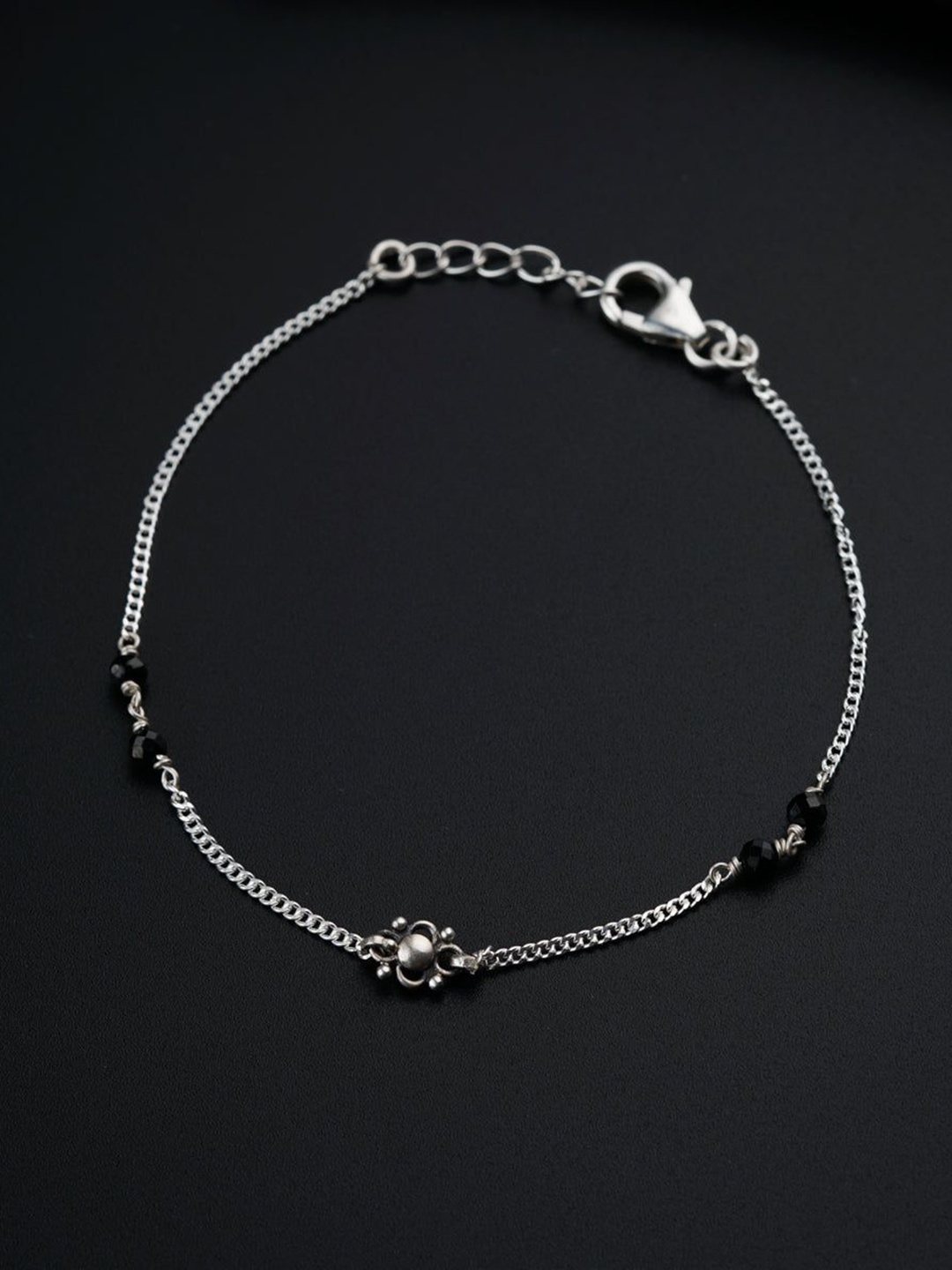 

House of Aadyaa Artificial Beads Mangalsutra, Silver