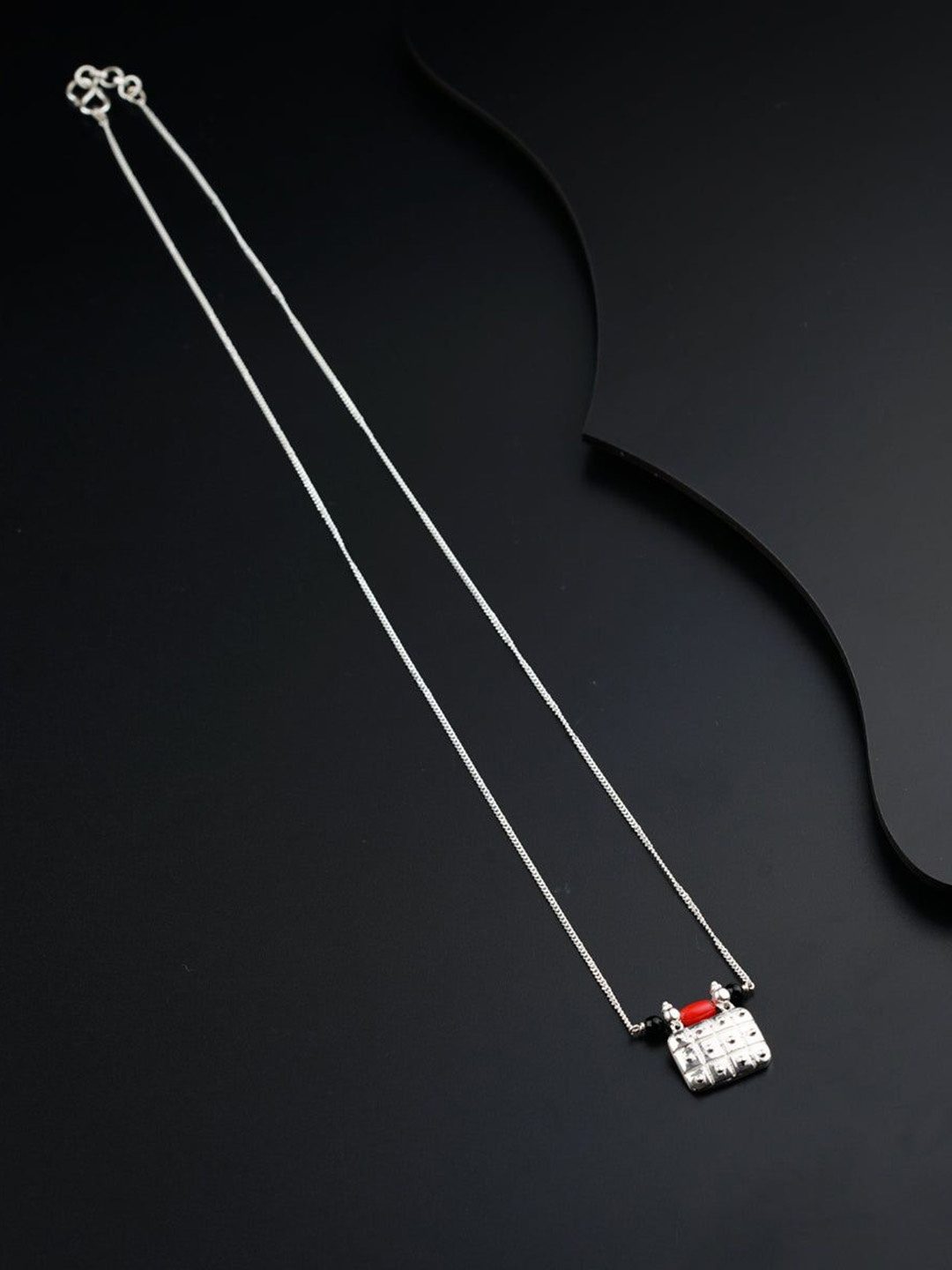 

House of Aadyaa 925 sterling Silver Mangalsutra