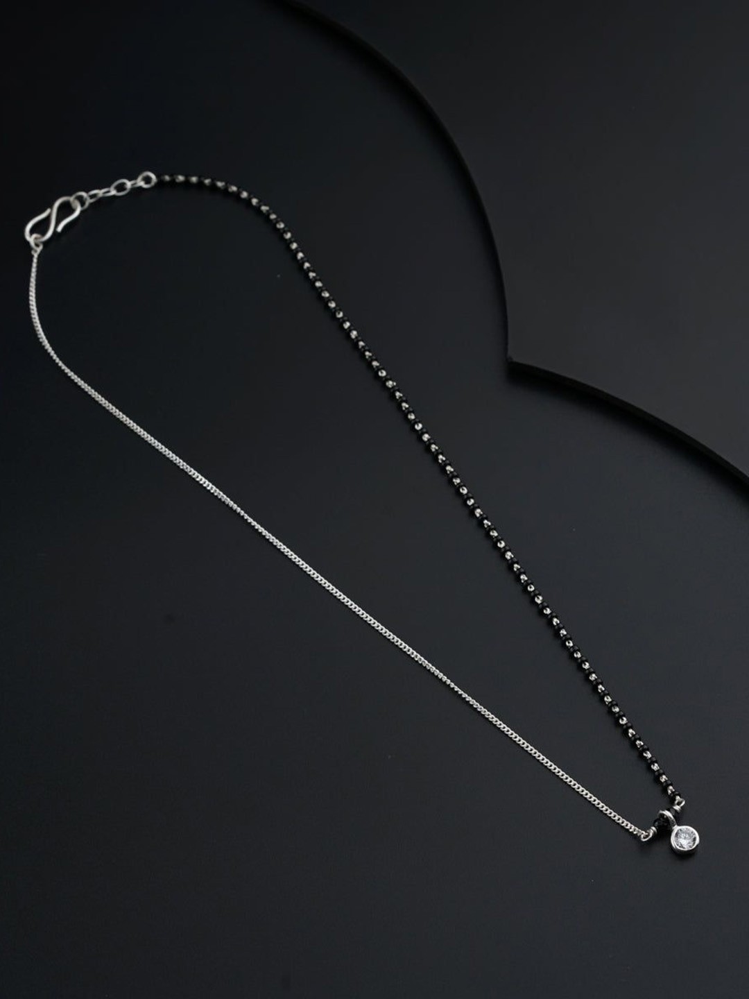 

House of Aadyaa 925 sterling Silver Mangalsutra
