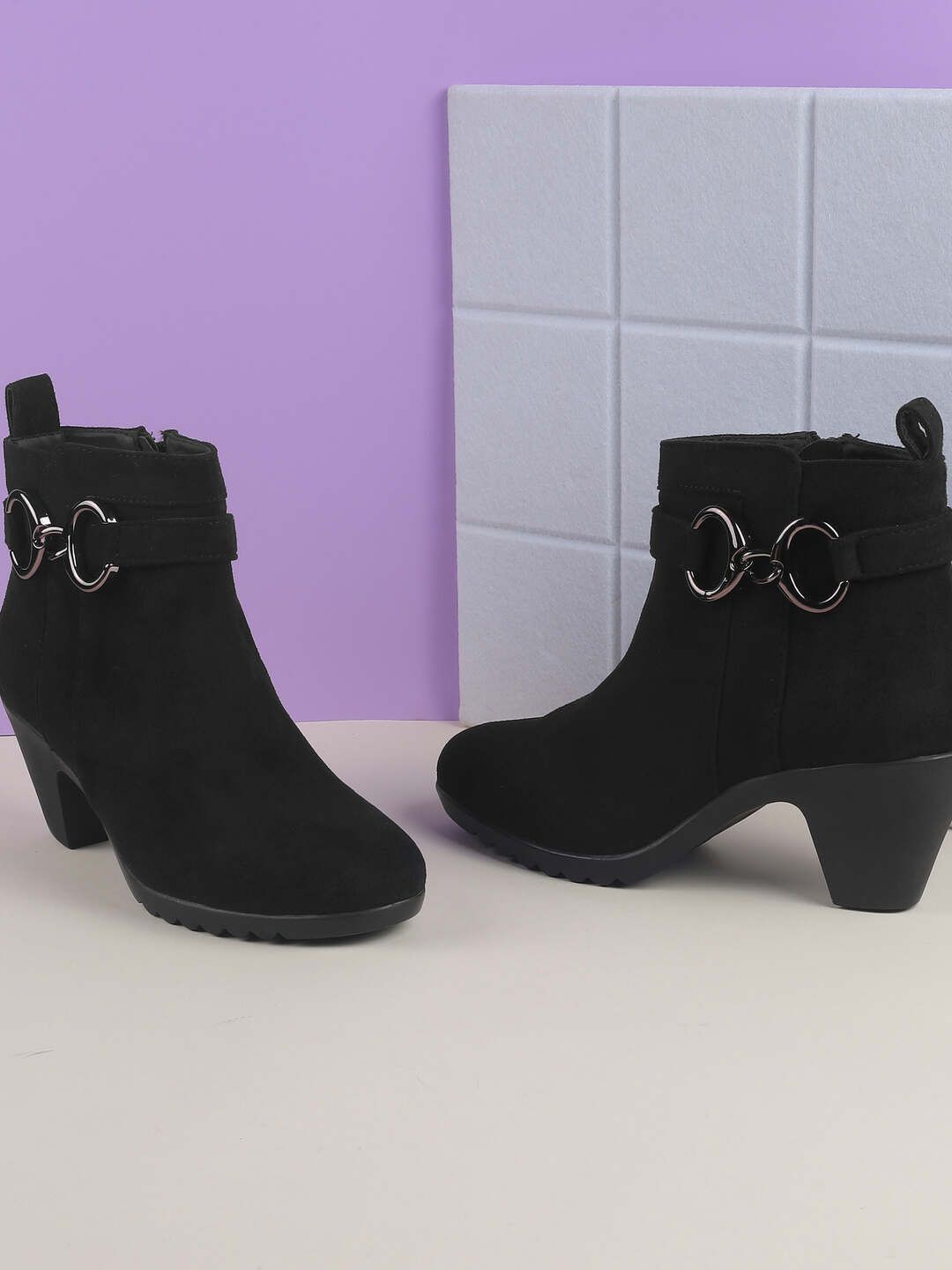 

Metro Women Mid - Top Ankle Length Boots, Black