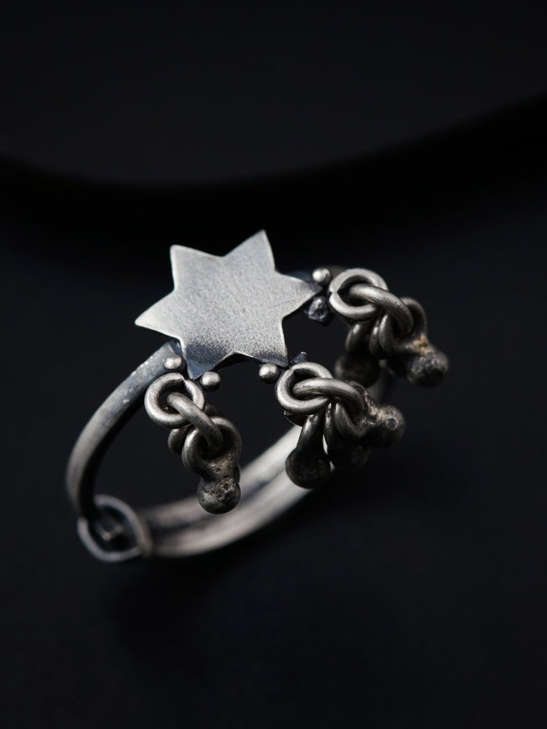 

House of Aadyaa 92.5 Sterling Silver Finger Ring