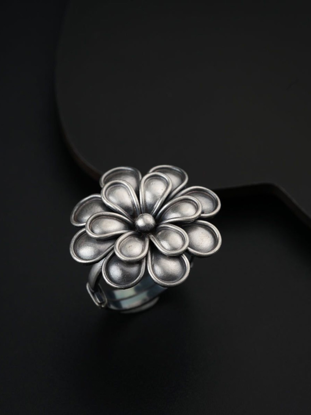

House of Aadyaa 92.5 Sterling Silver Finger Ring