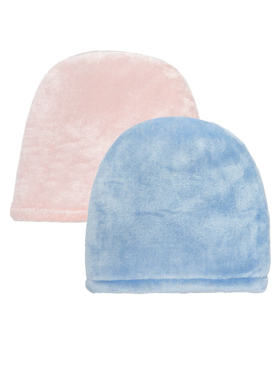 

KLOTTHE Women Pack Of 2 Winter Woolen Beanie Caps, Pink