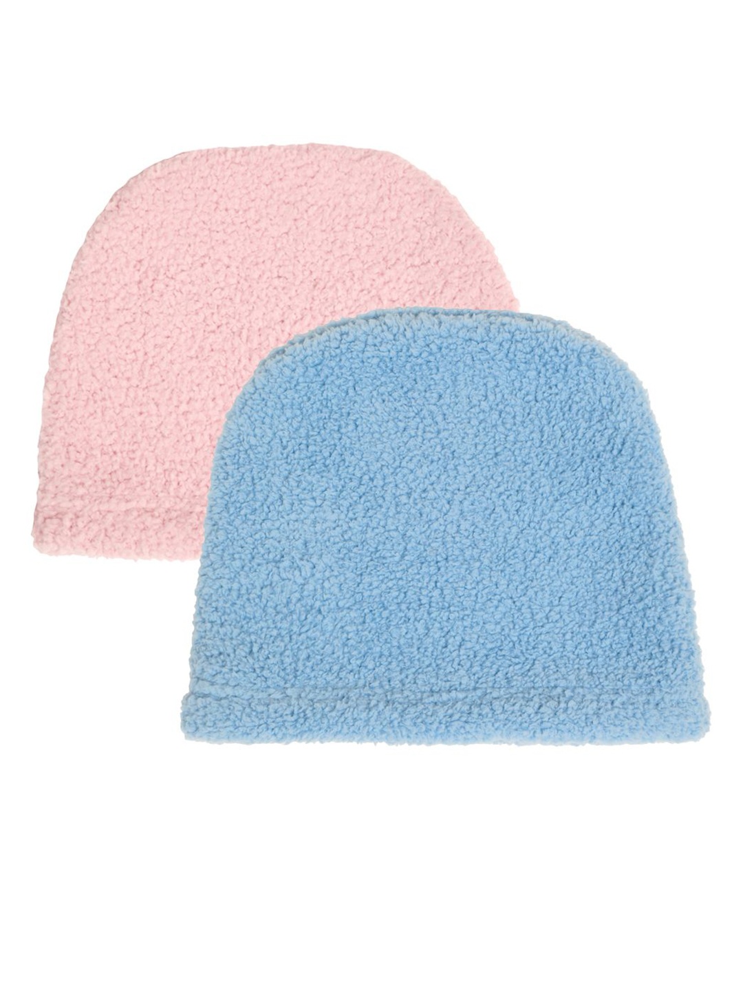 

KLOTTHE Women Pack Of 2 Woolen Beanie Caps, Blue