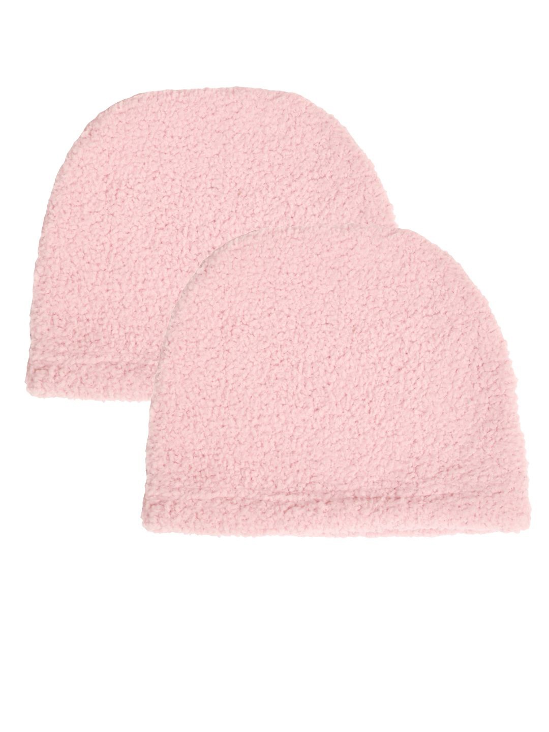 

KLOTTHE Women Pack Of 2 Winter Woolen Beanie Caps, Pink