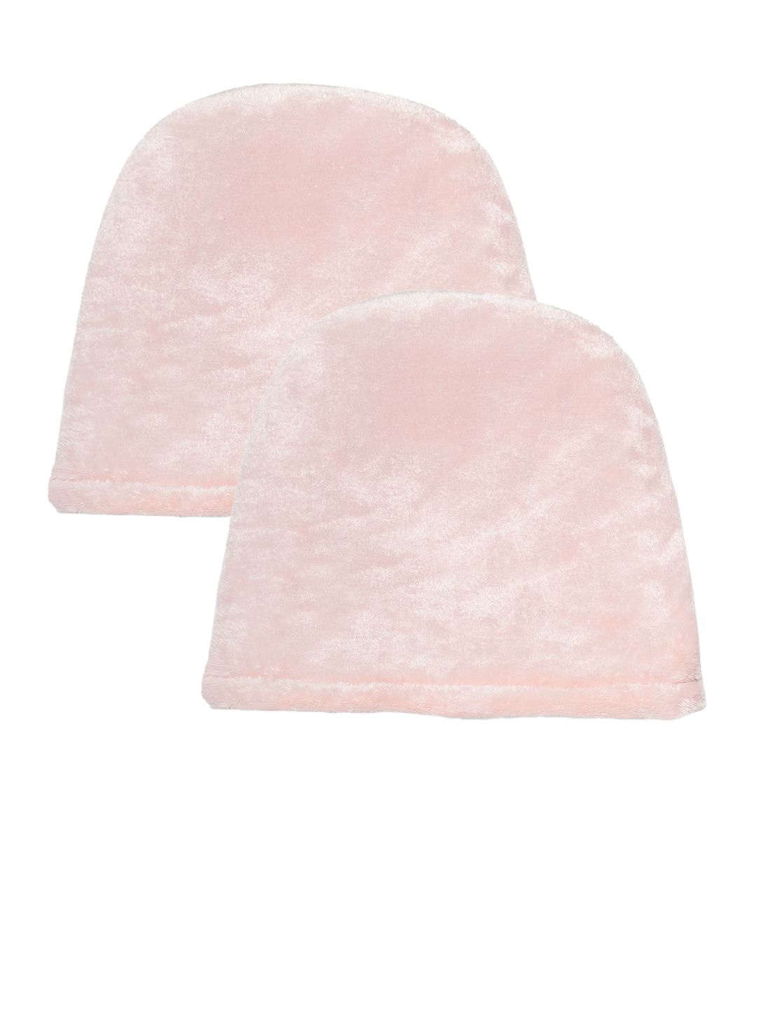 

KLOTTHE Women Pack Of 2 Woolen Beanie Cap, Pink