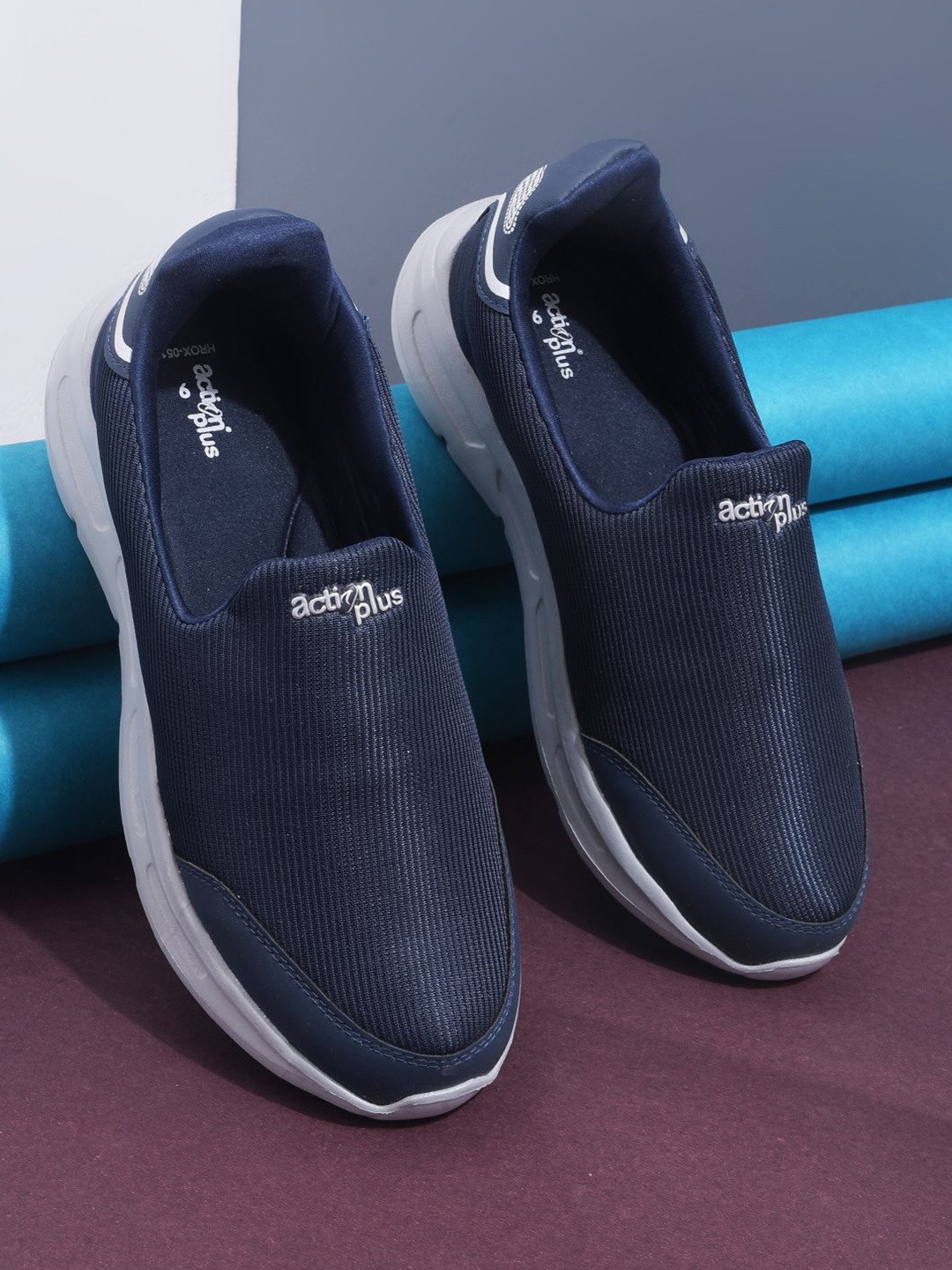 

Action Men Mesh Walking Memory Foam Non-Marking Shoes, Blue