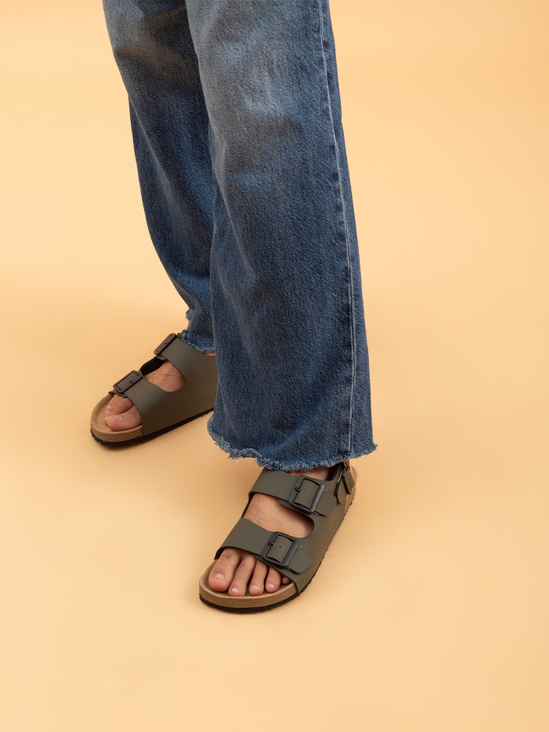 

Big Fox Men Comfort Sandals, Olive