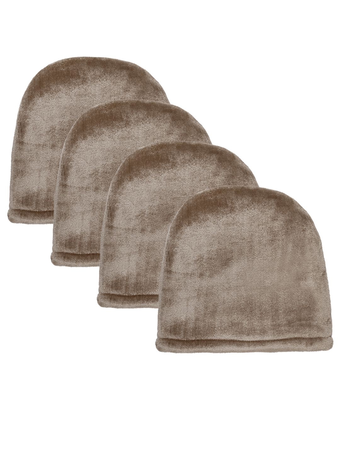 

KLOTTHE Women Pack Of 4 Winter Woolen Beanie Caps, Beige