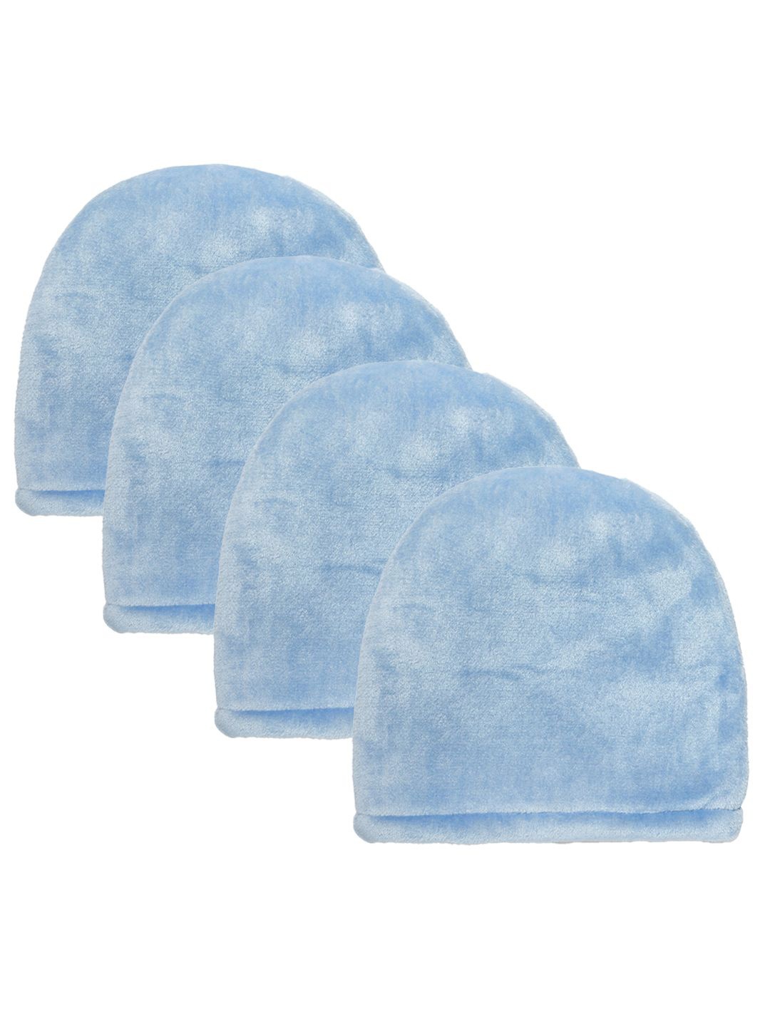 

KLOTTHE Women Pack Of 4 Winter Woolen Beanie Caps, Blue