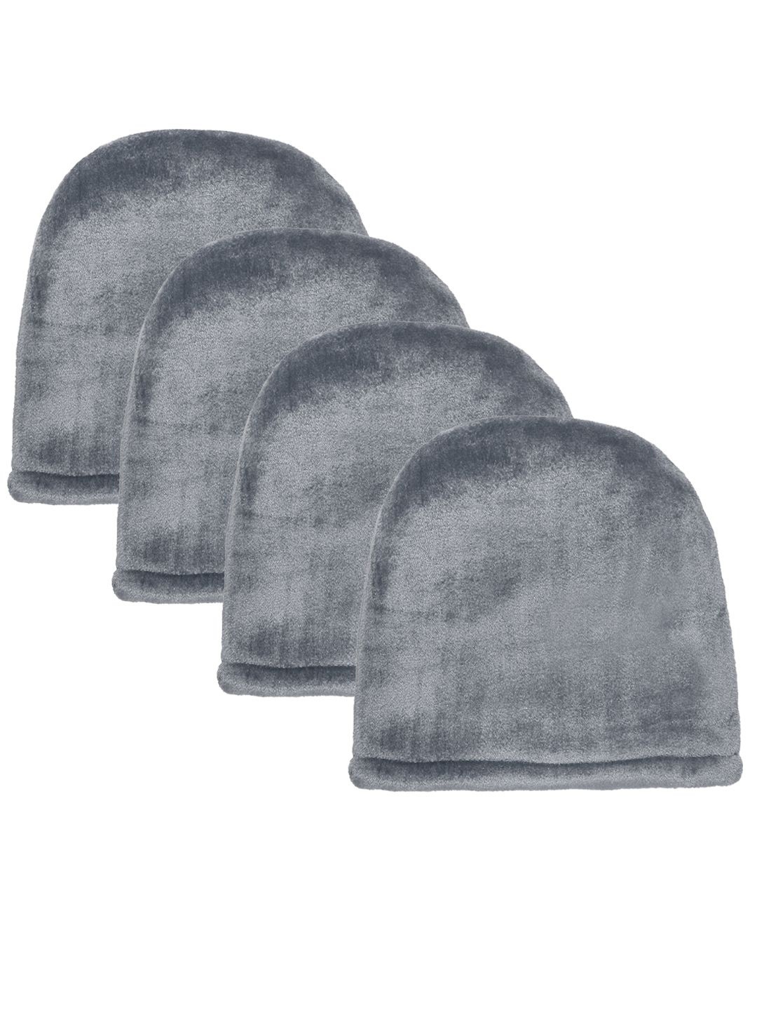 

KLOTTHE Women Pack Of 4 Winter Woolen Beanie Caps, Grey