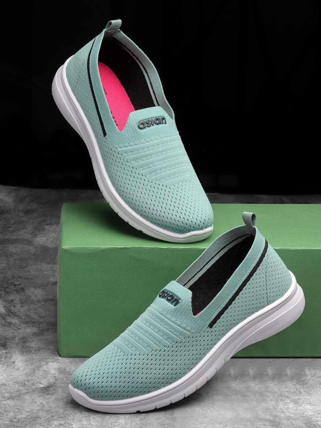 

ASIAN Women Slip On Sneakers, Blue