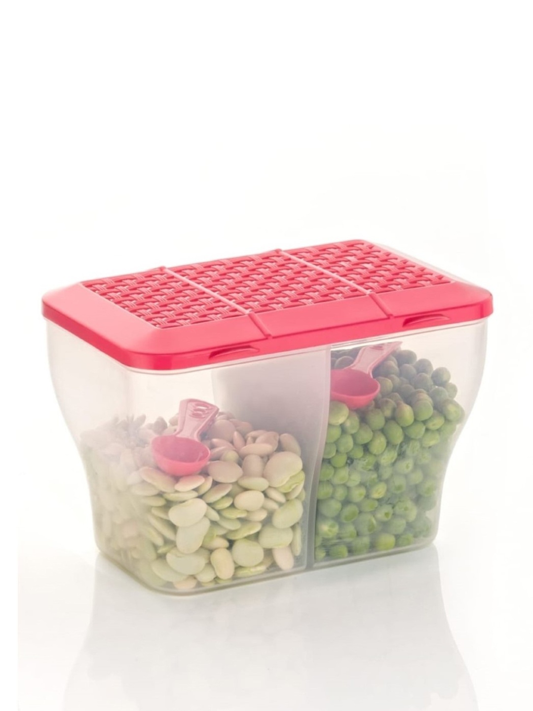 

Metrolife Pink & Transparent Fridge Container 2L