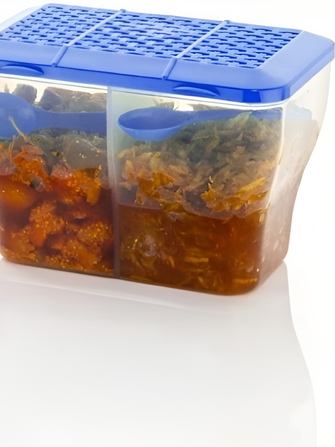 

Metrolife Blue & Transparent Fridge Container 2L