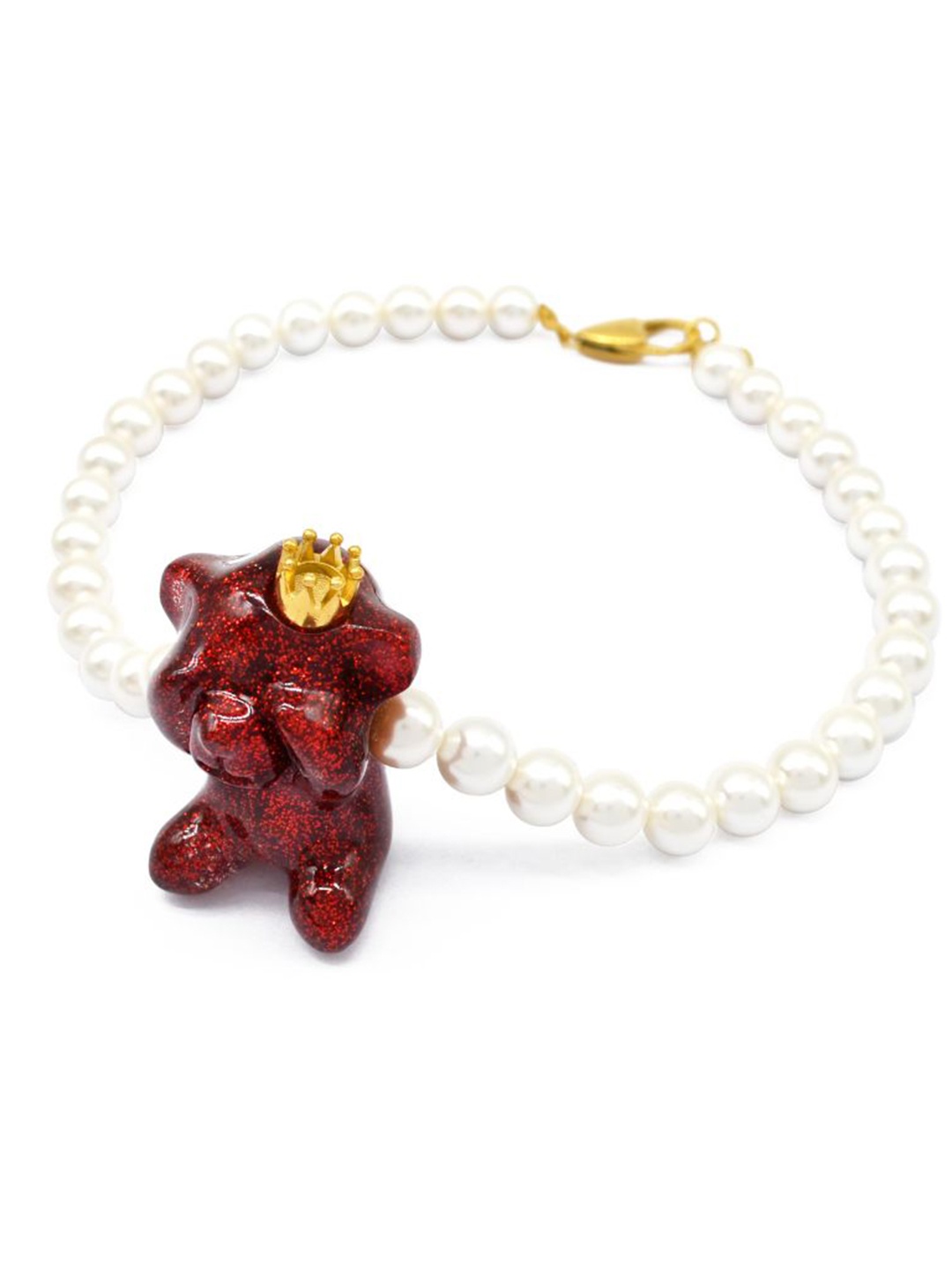 

Sahi London Brass Gold-Plated Enamelled Necklace