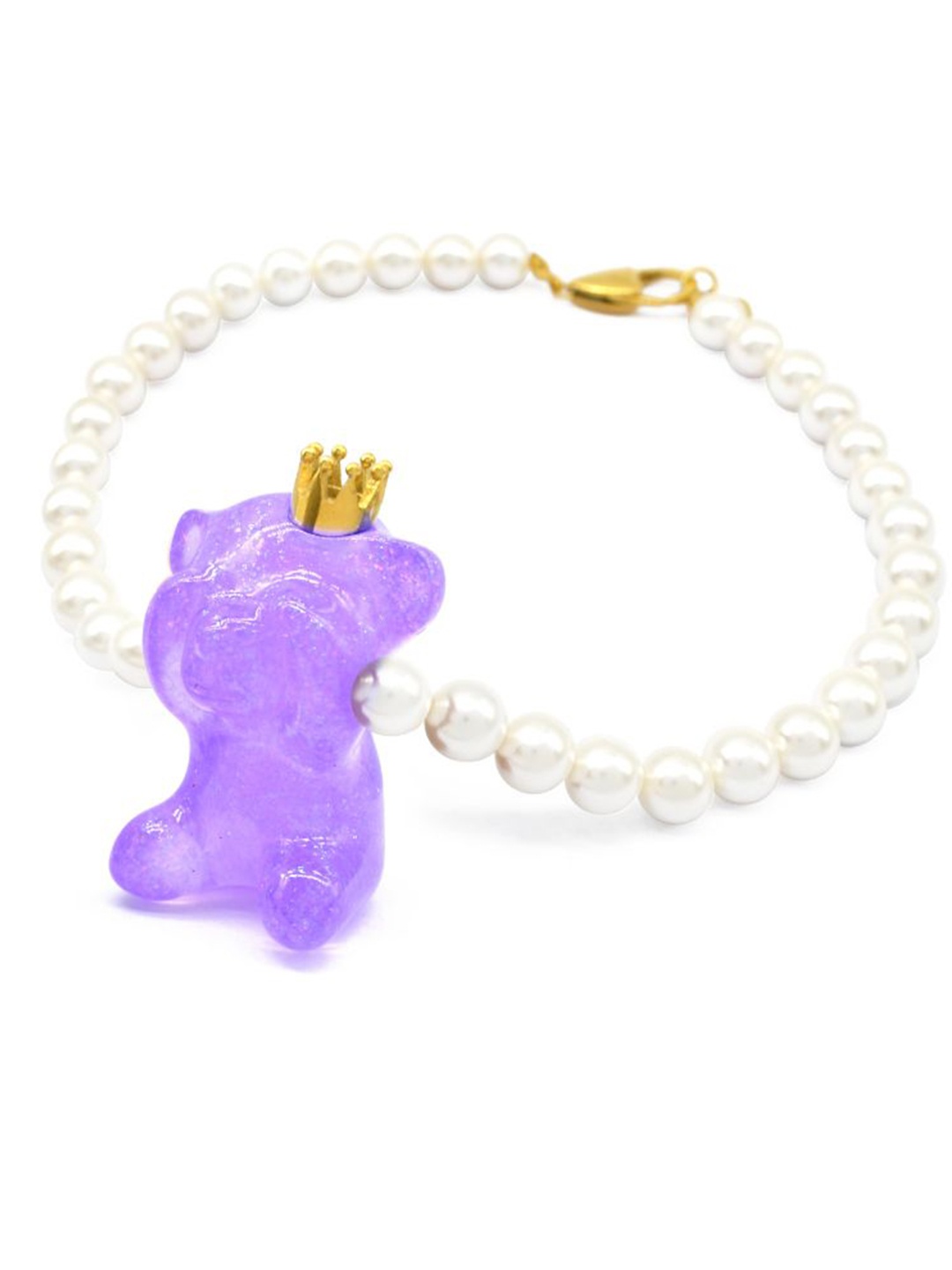 

Sahi London Brass Gold-Plated Enamelled Necklace