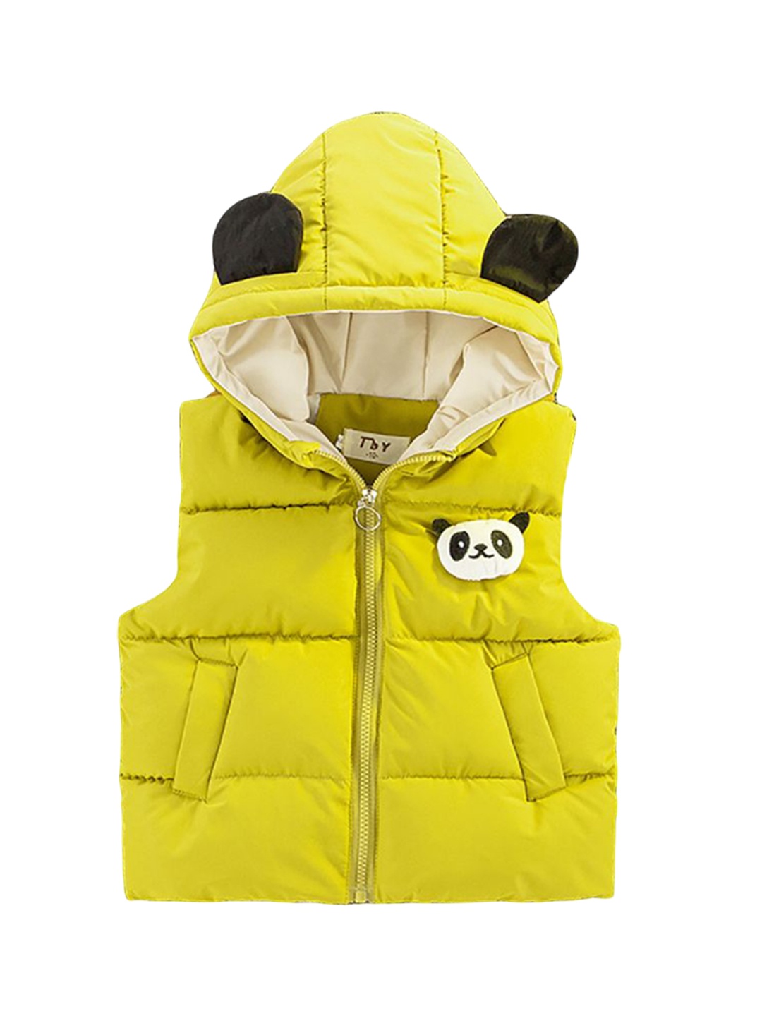 

StyleCast x Revolte Boys Hooded Sleeveless Gilet Jacket, Yellow