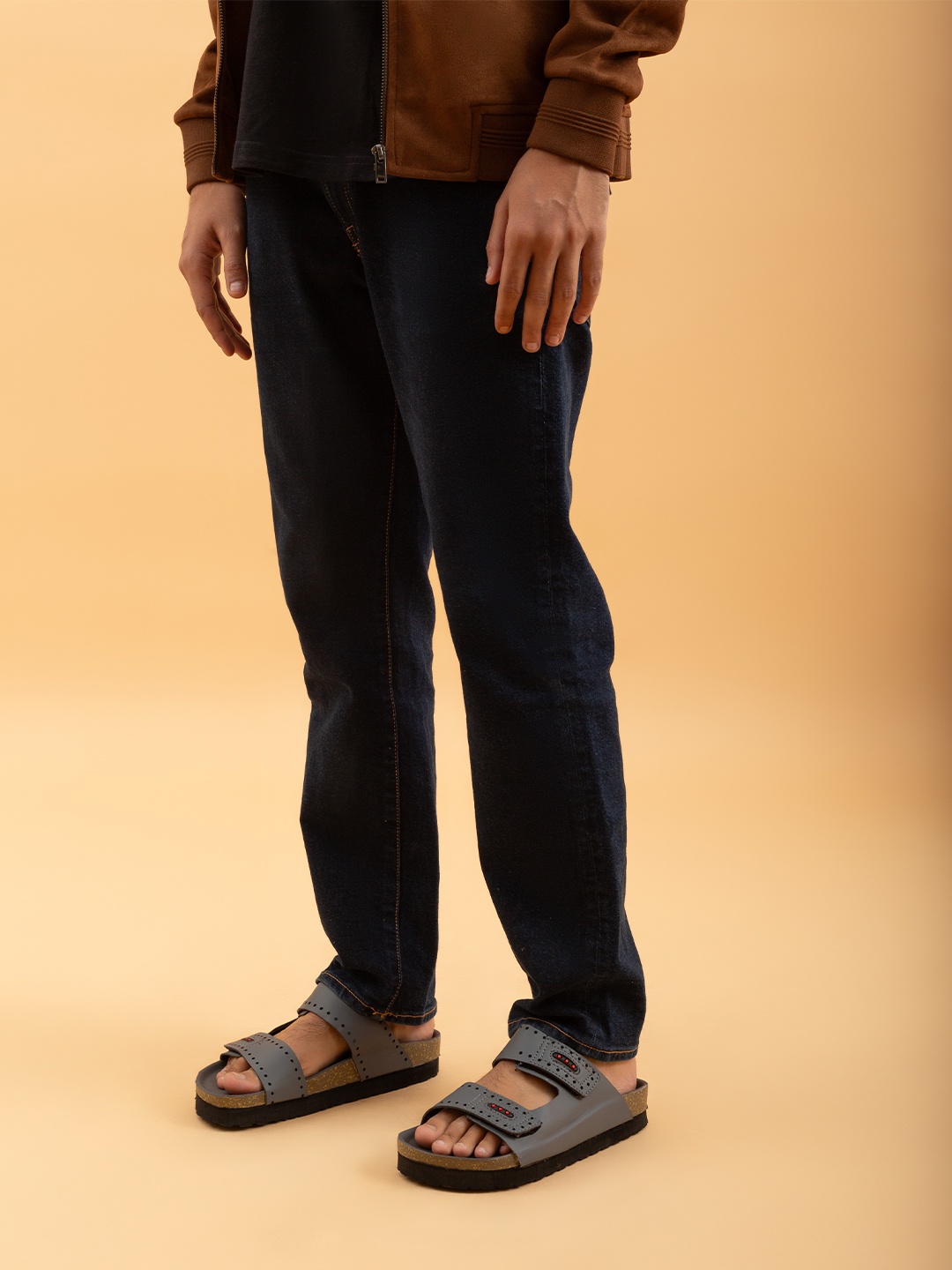 

Big Fox Men Comfort Sandals, Grey